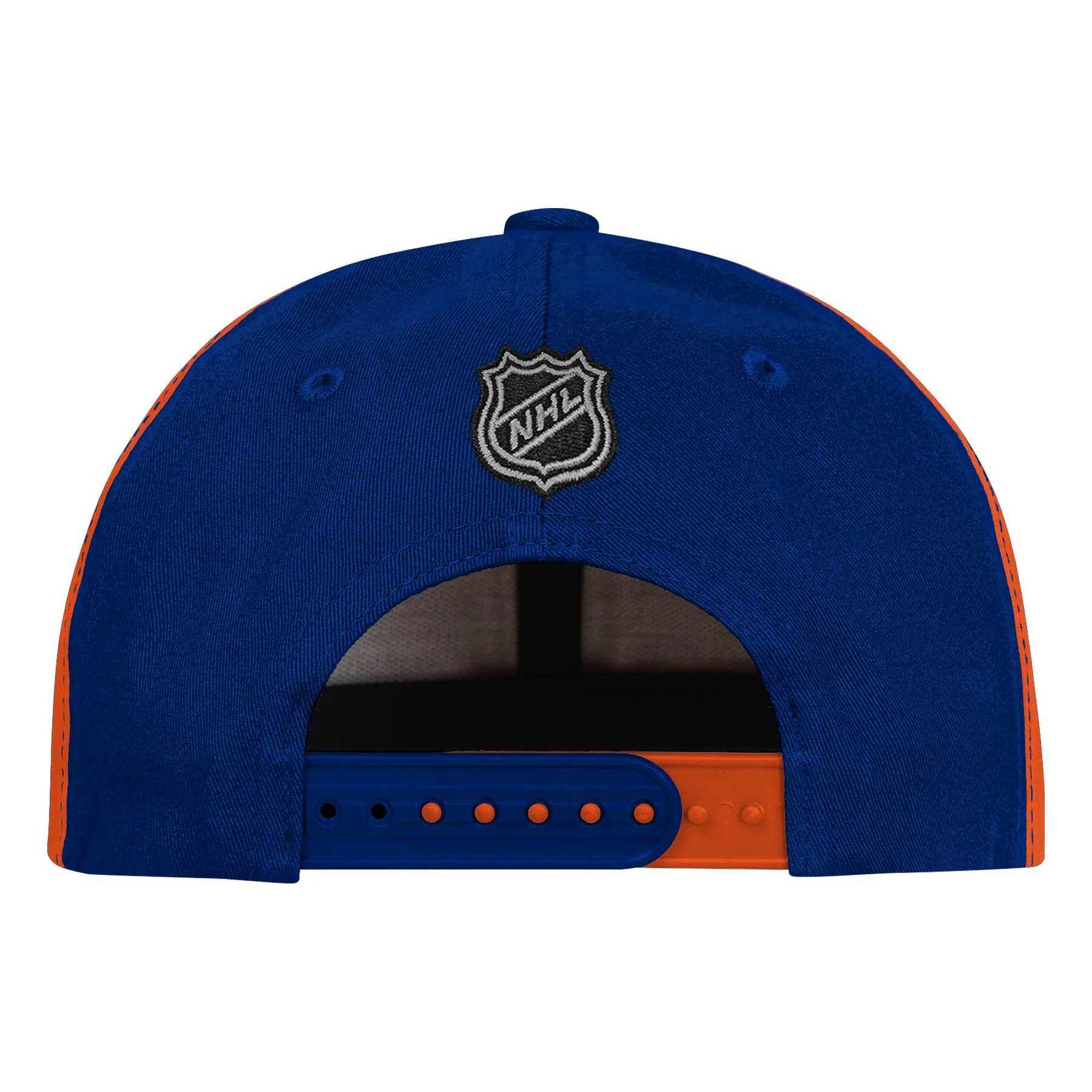 Edmonton Oilers Youth Outerstuff Blue Top Player Snapback Hat - Image 2