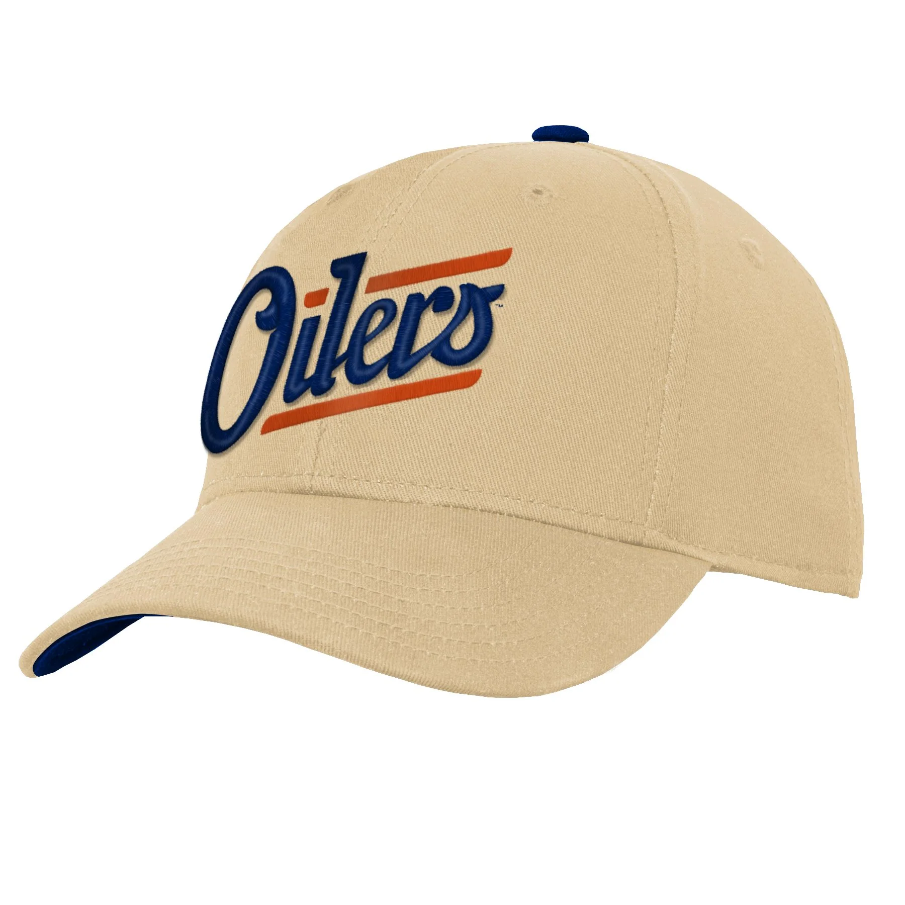 Edmonton Oilers Youth Outerstuff Cream Alternate Adjustable Hat