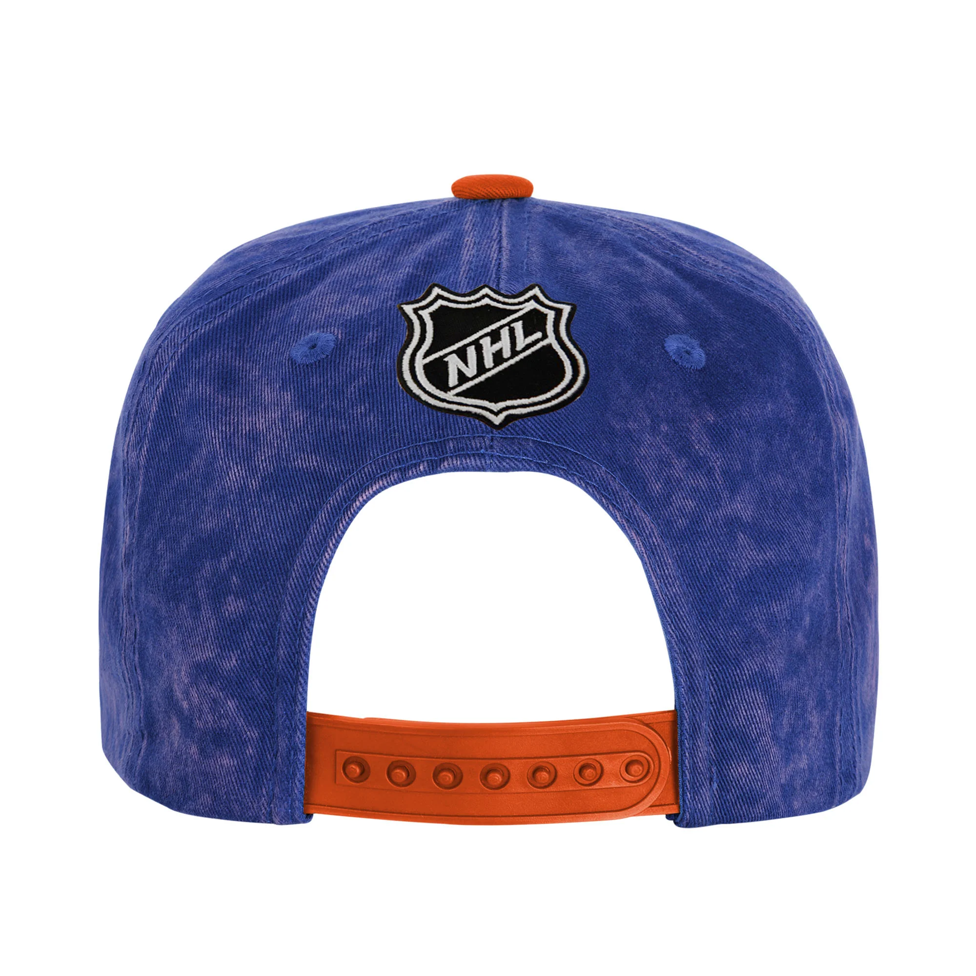 Edmonton Oilers Youth Outerstuff Royal & Orange Retro Snapback Hat - Image 2