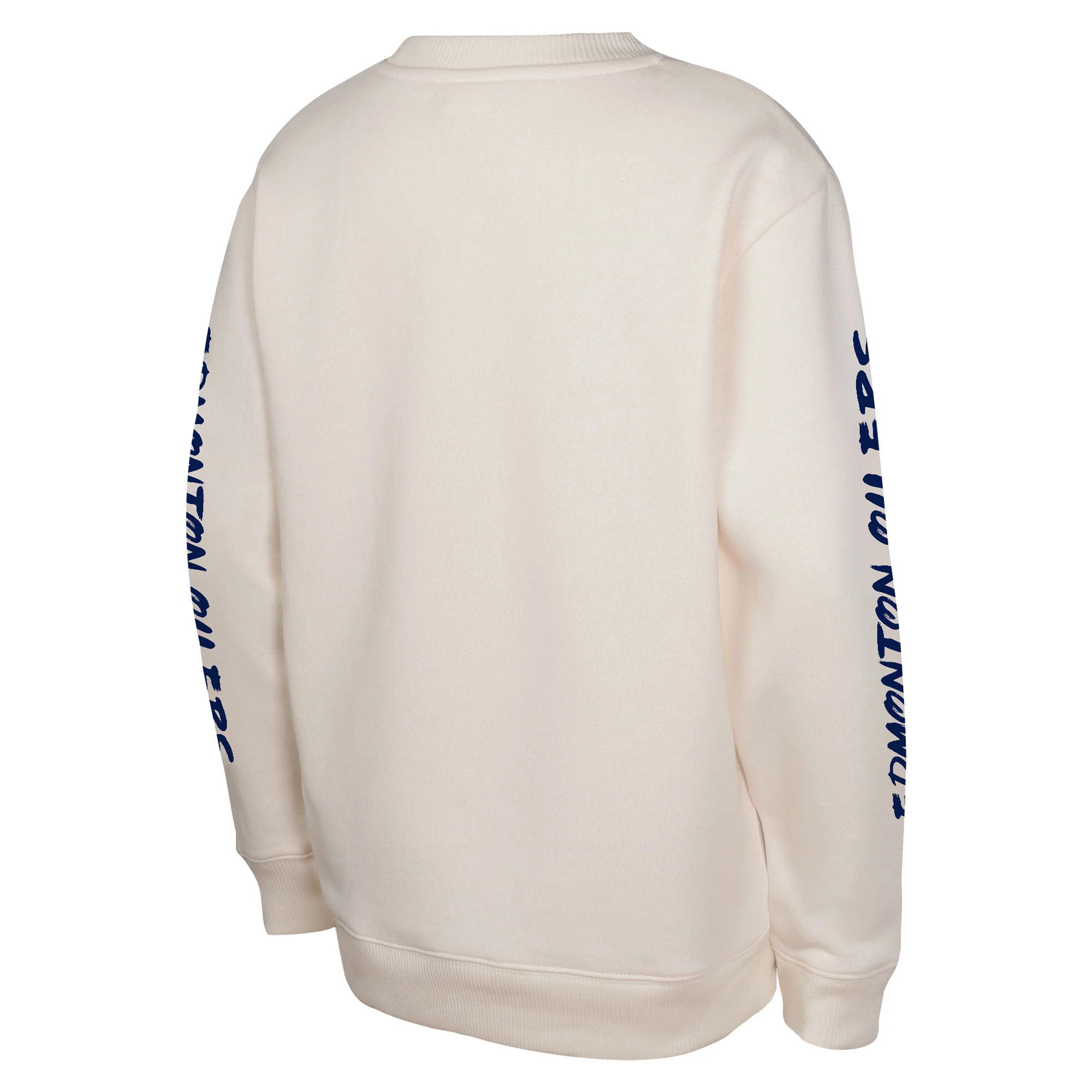 Edmonton Oilers Youth Outerstuff Star Power Cream Crewneck Sweatshirt - Image 2