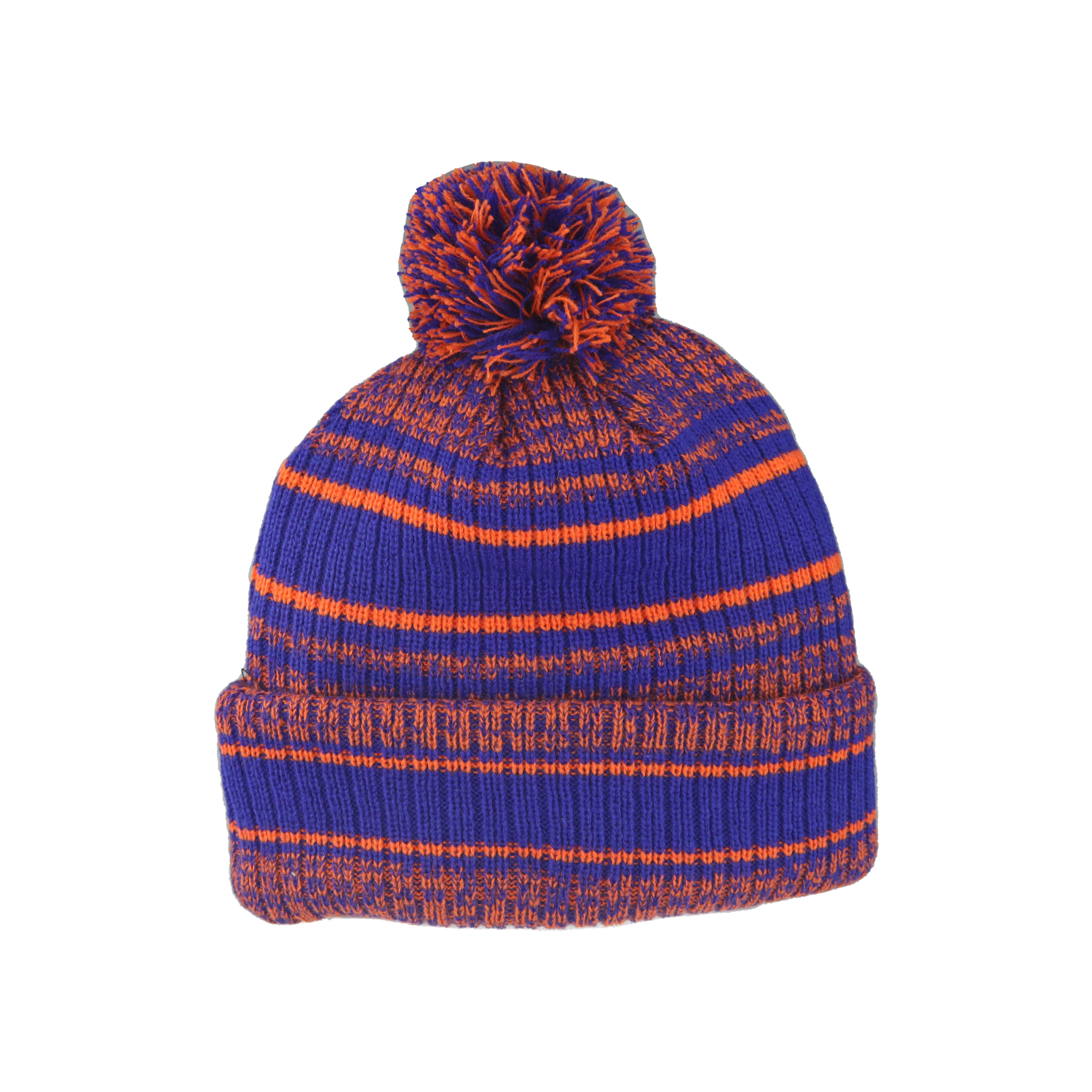 Edmonton Oilers Zephyr Blue Venture Toque w/ Pom - Image 2