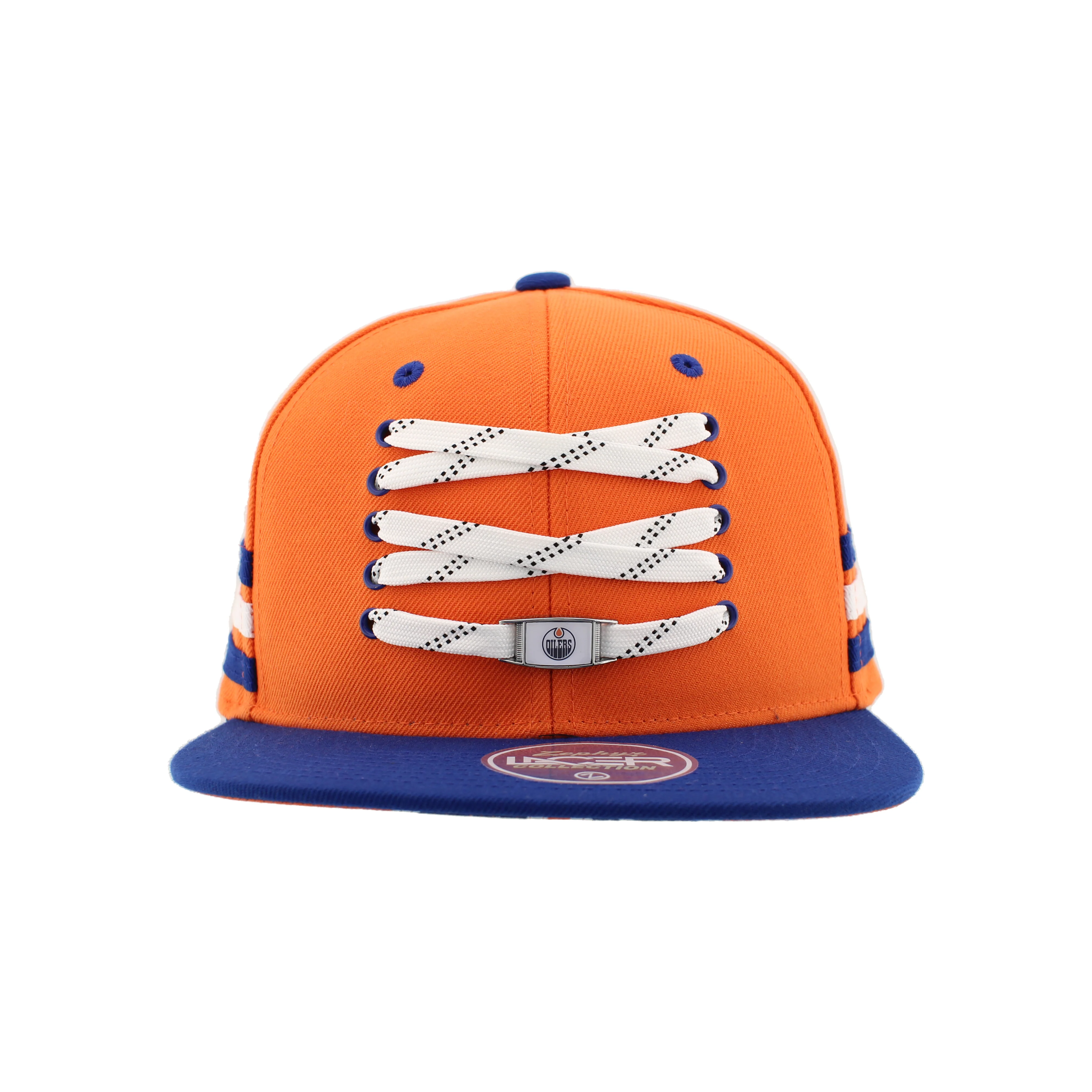 Edmonton Oilers Zephyr Orange Lacer Snapback Hat - Image 5