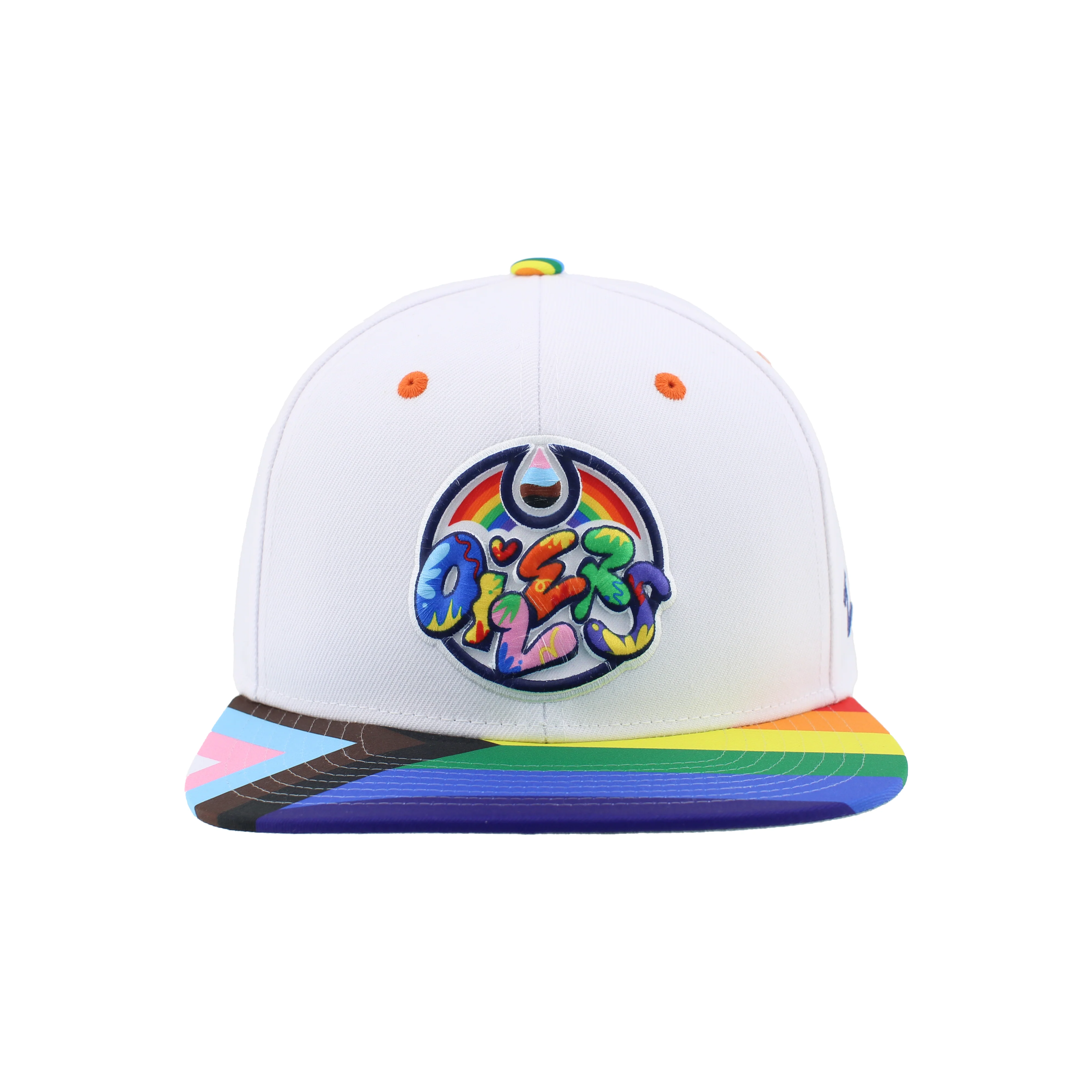 Edmonton Oilers Zephyr Pride Snapback Hat - Image 3
