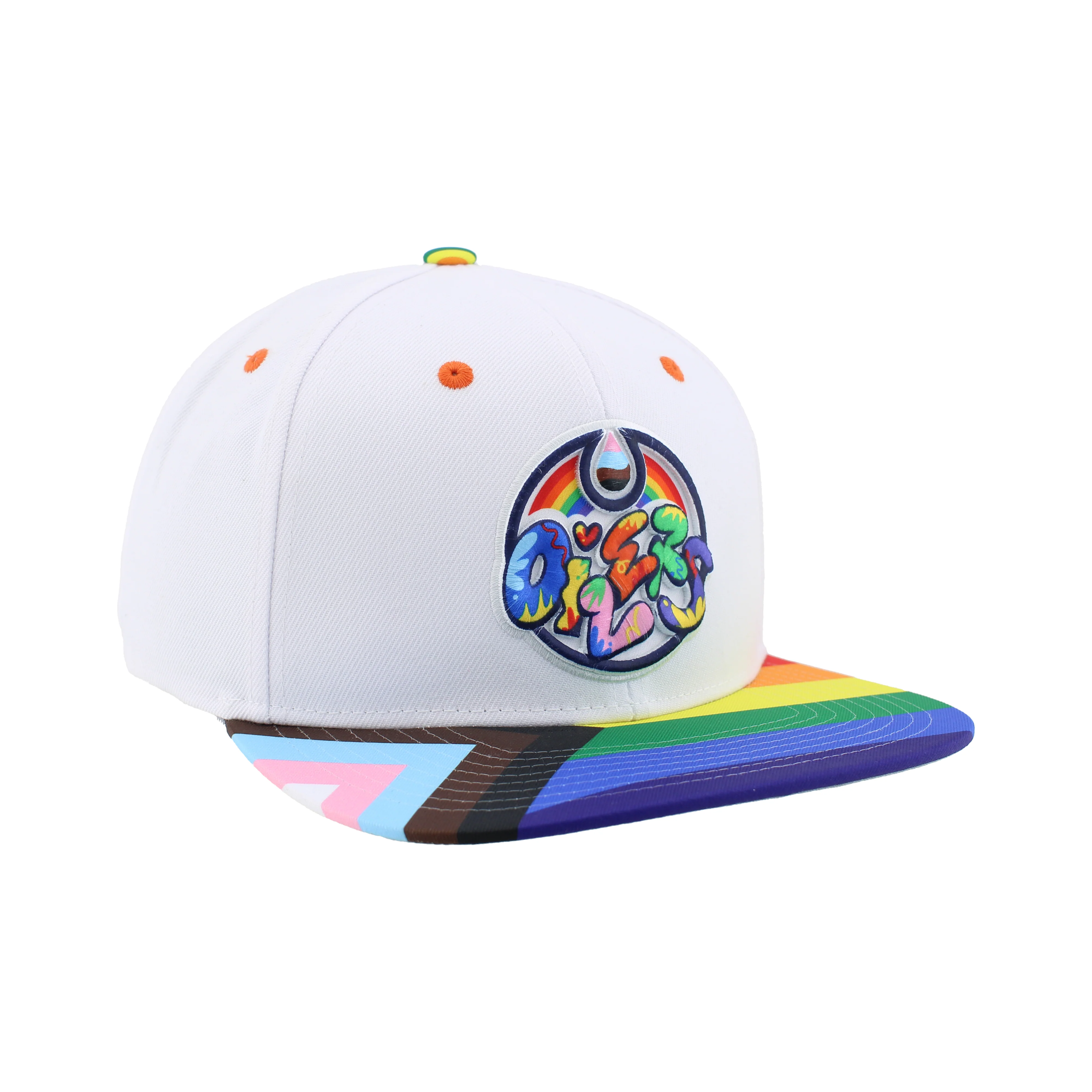 Edmonton Oilers Zephyr Pride Snapback Hat - Image 5