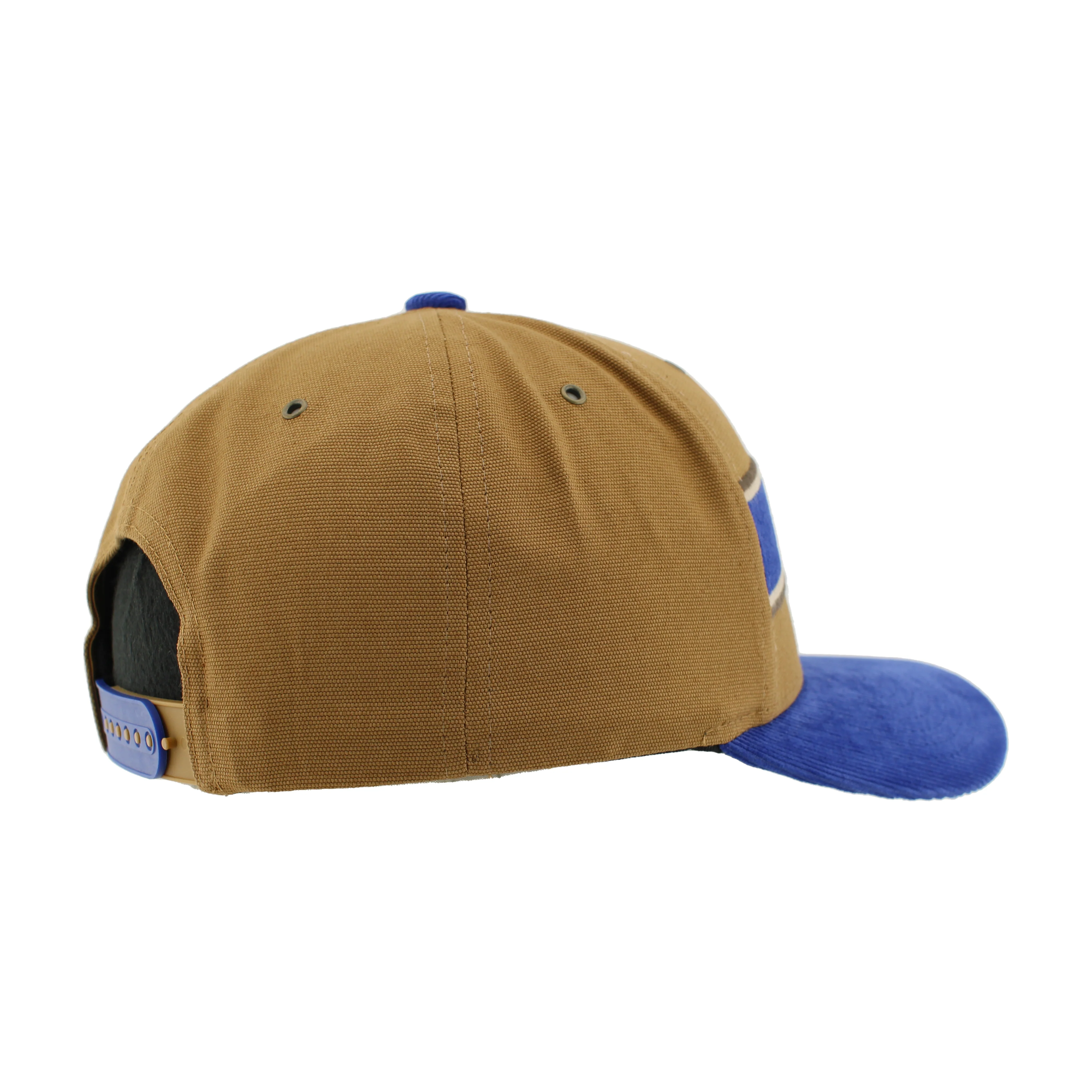 Edmonton Oilers Zephyr Royal & Brown One Time Snapback Hat - Image 4