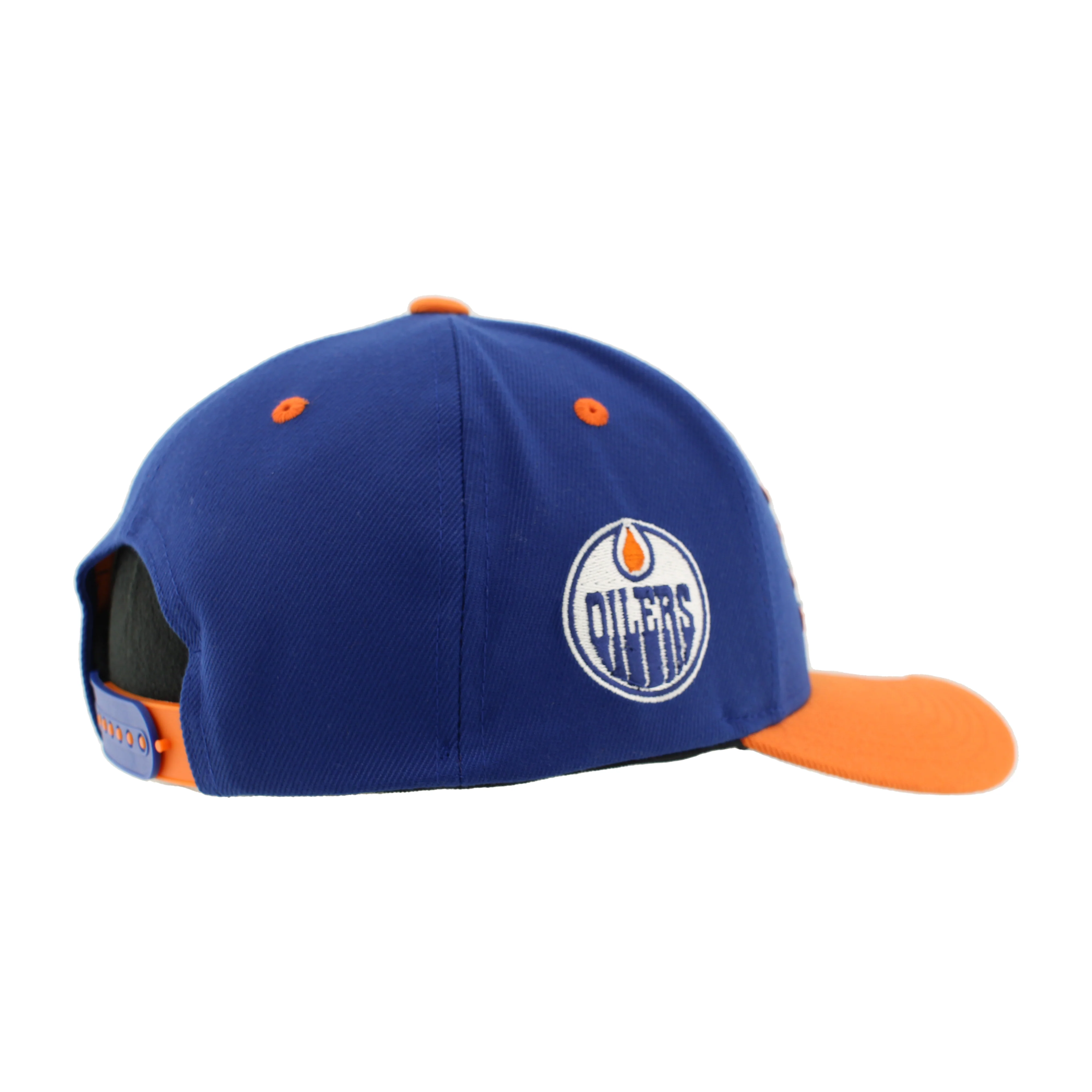 Edmonton Oilers Zephyr Royal Original Lacer Snapback Hat - Image 4