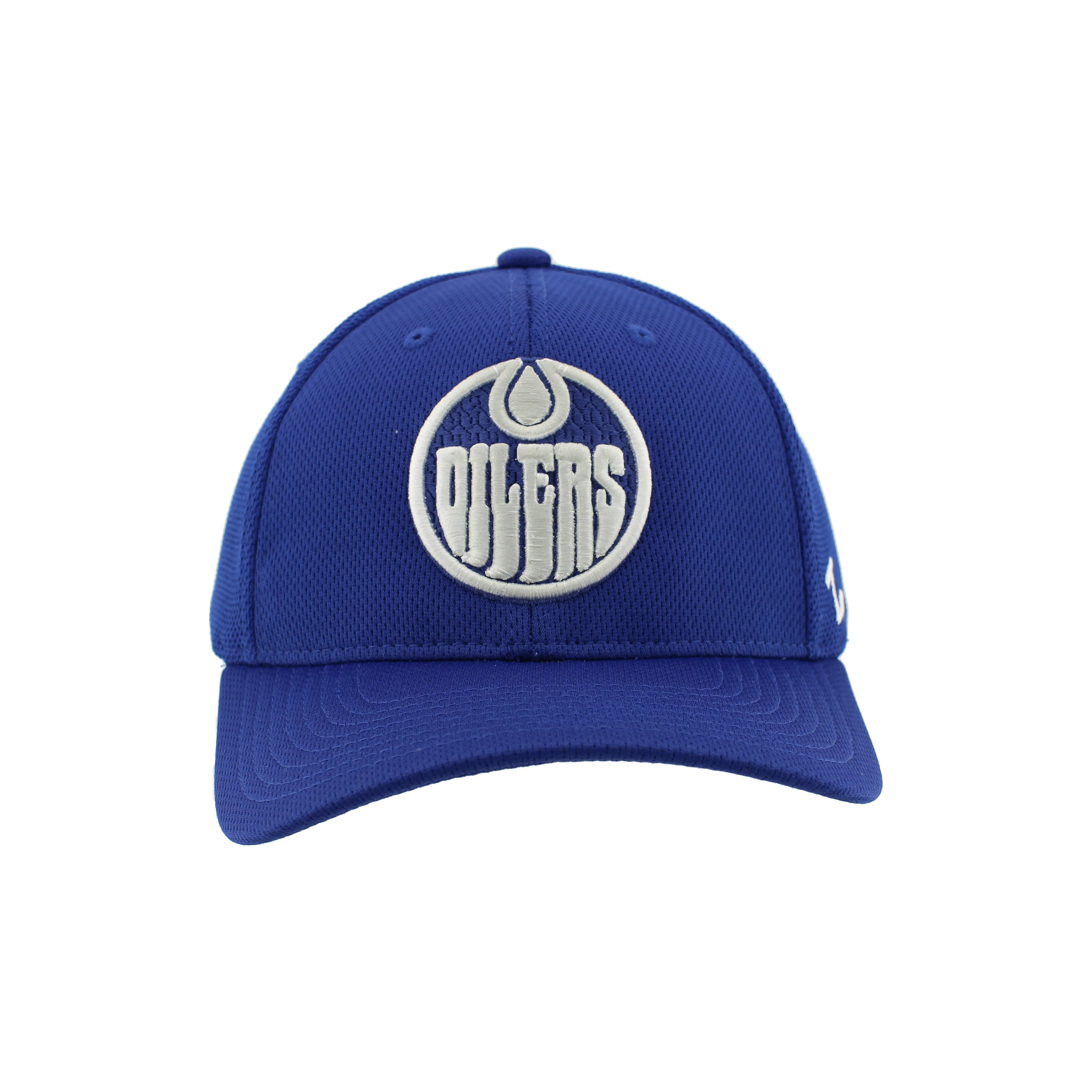 Edmonton Oilers Zephyr Royal Silvery Flex Hat - Image 5