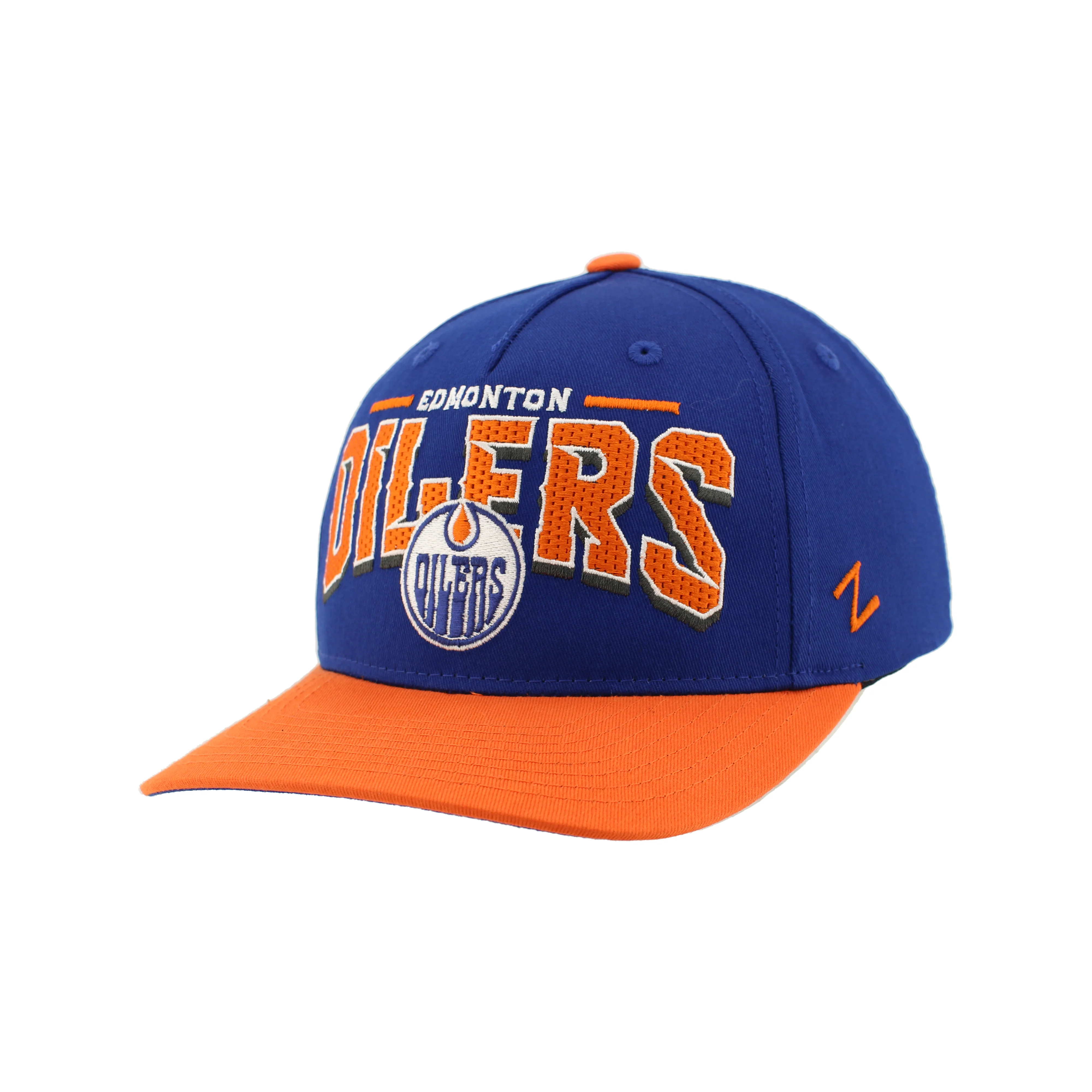 Edmonton Oilers Zephyr Royal Westward Snapback Hat