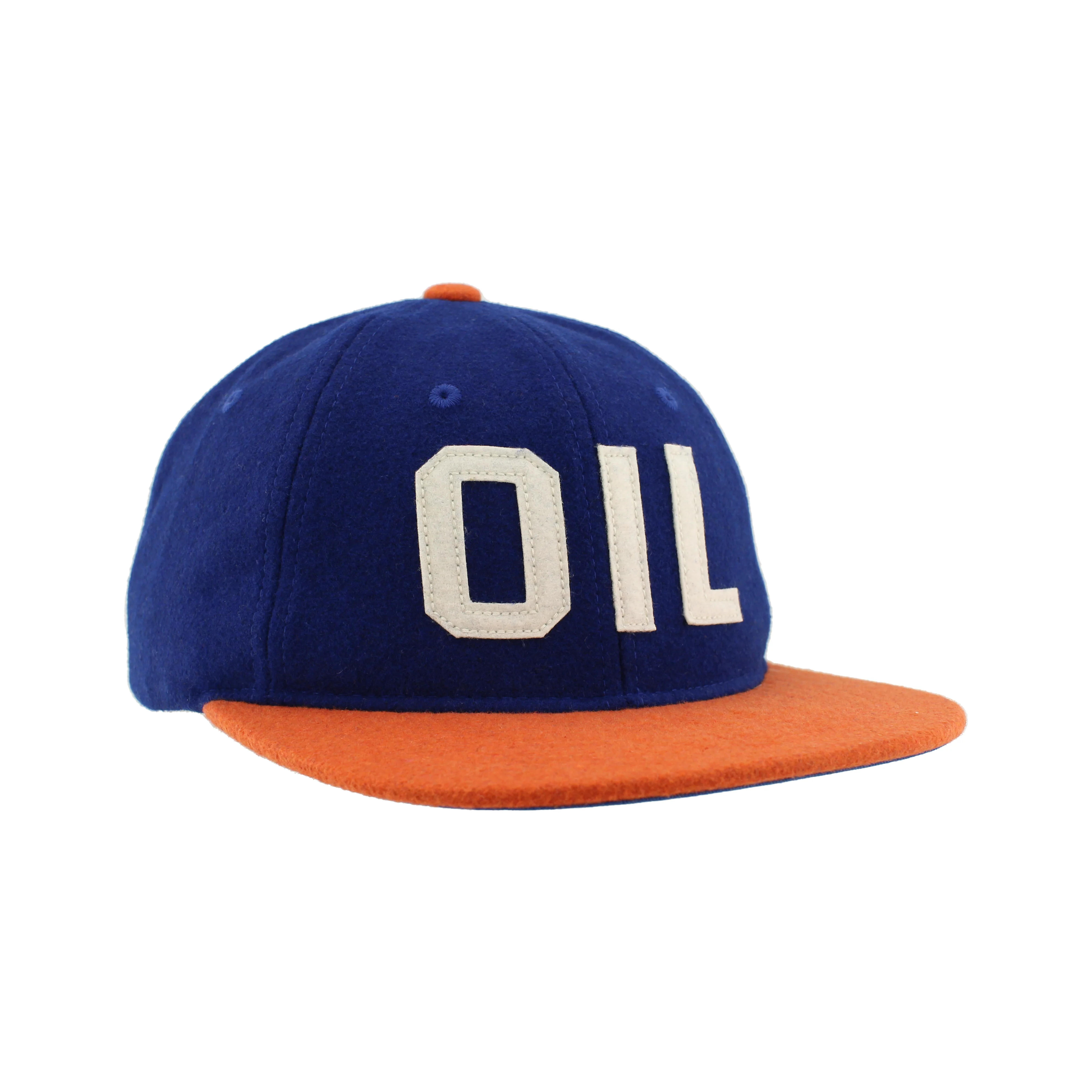 Edmonton Oilers Zephyr Royal Wool Snapback Hat - Image 3