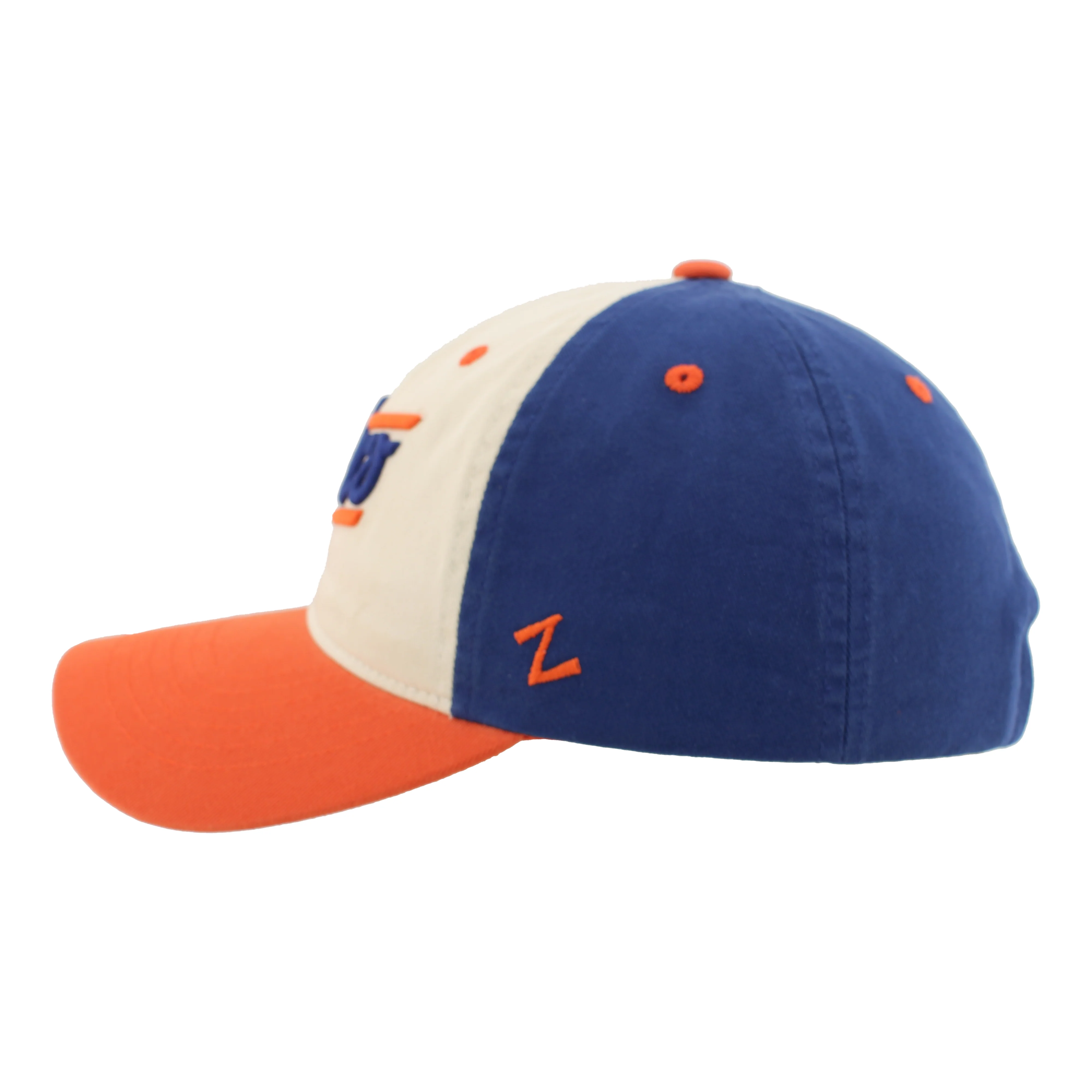 Edmonton Oilers Zephyr Tricolour Alternate Logo Scholarship Adjustable Hat - Image 6