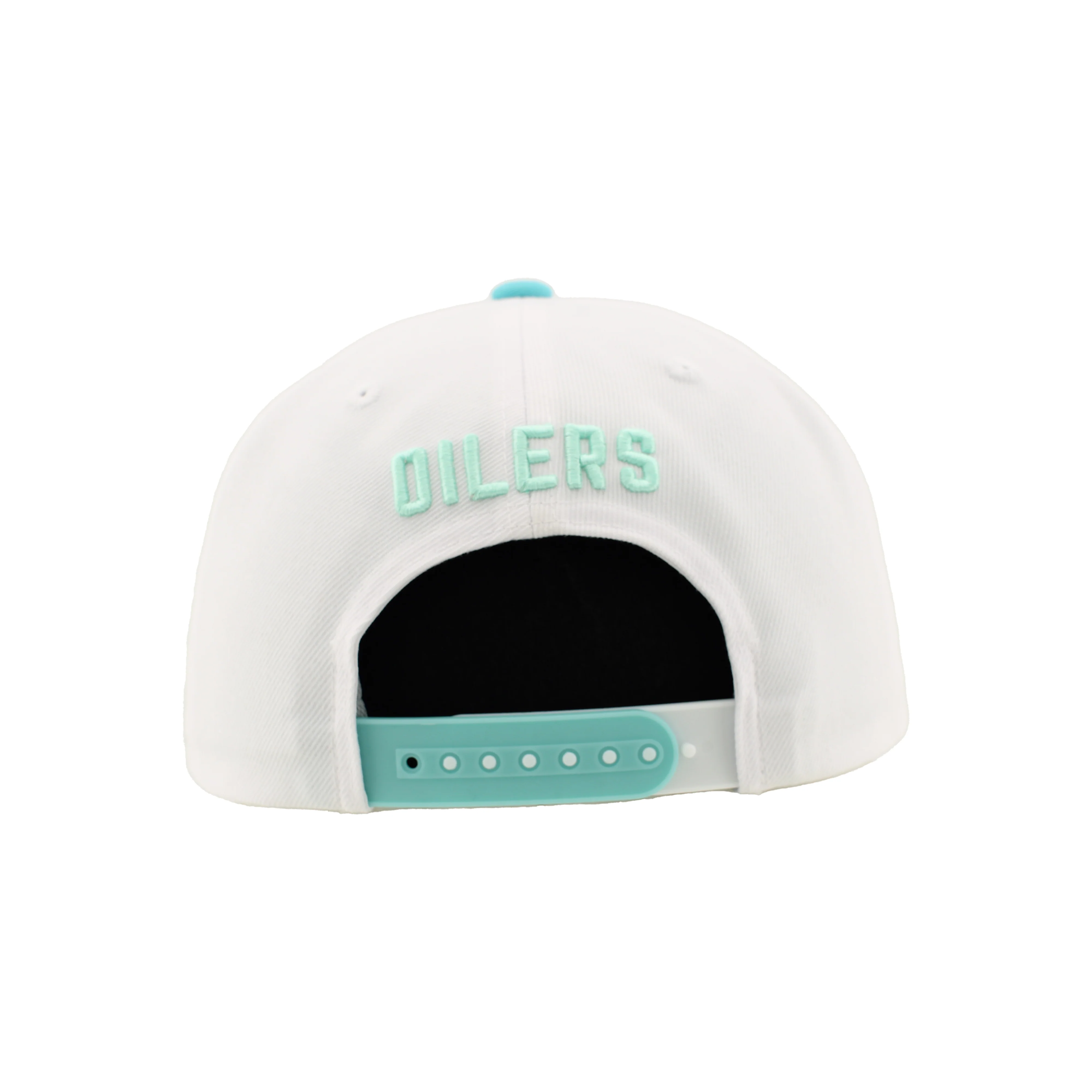Edmonton Oilers Zephyr White Eazytiff Snapback Hat - Image 2