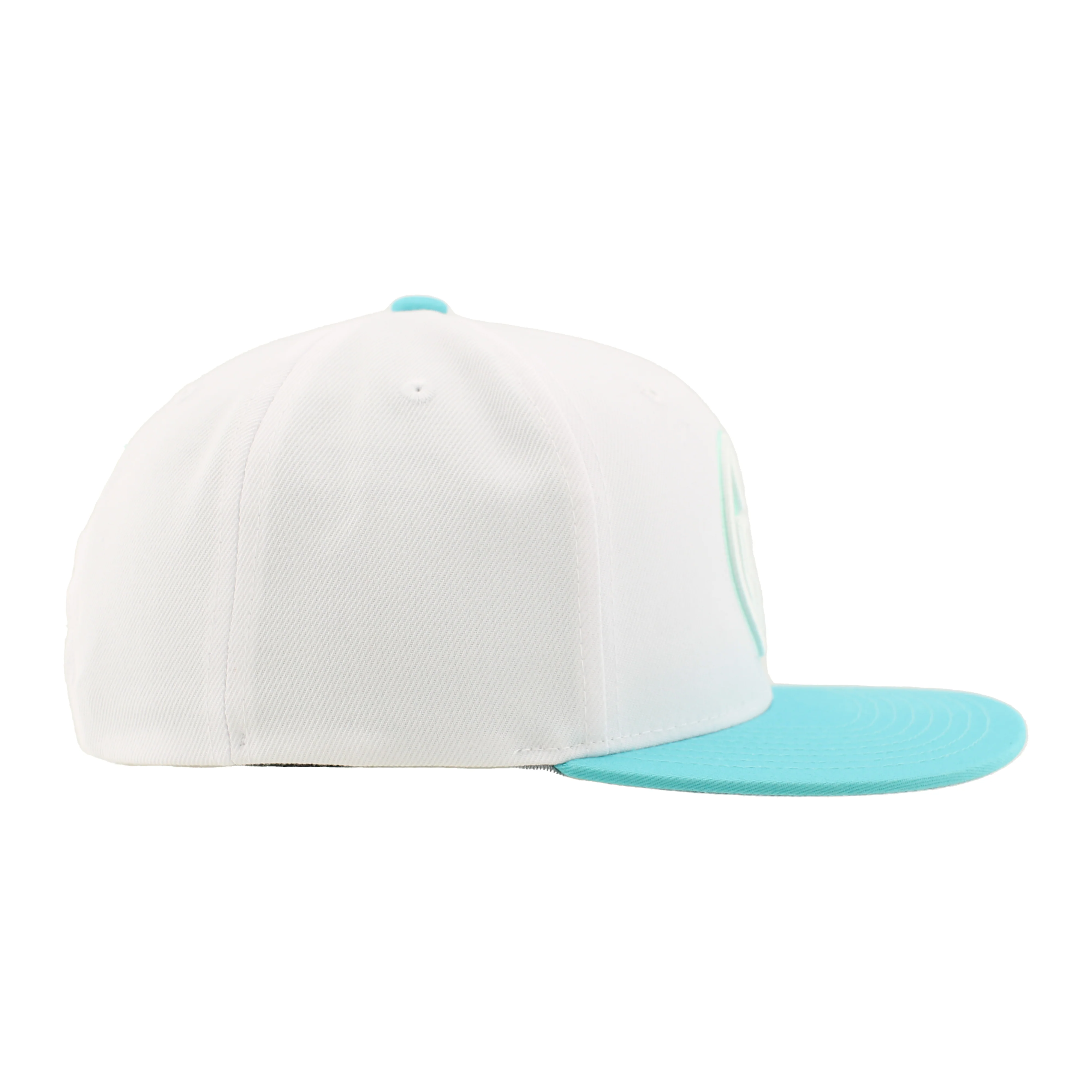 Edmonton Oilers Zephyr White Eazytiff Snapback Hat - Image 7