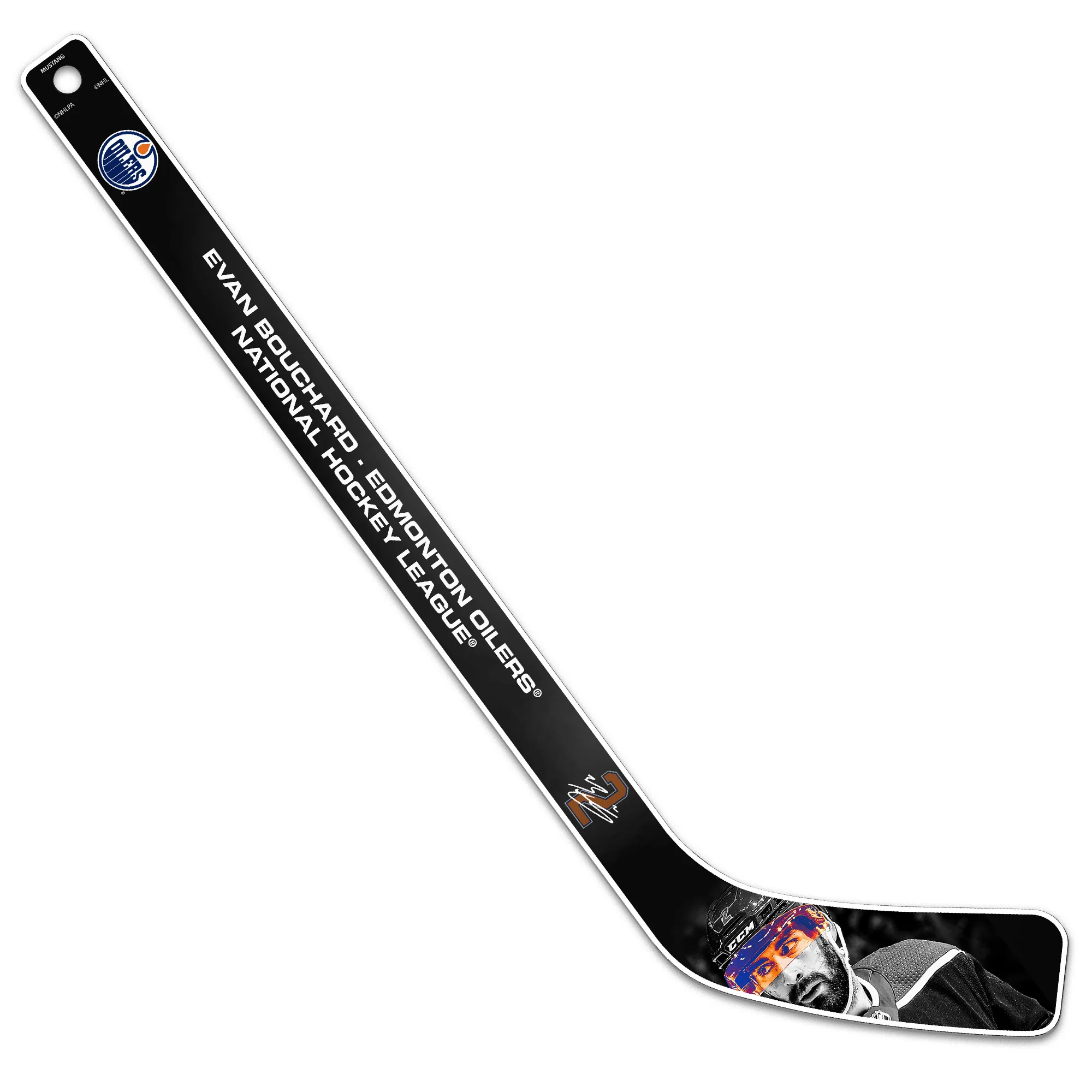 Evan Bouchard Edmonton Oilers Neon Mini Stick