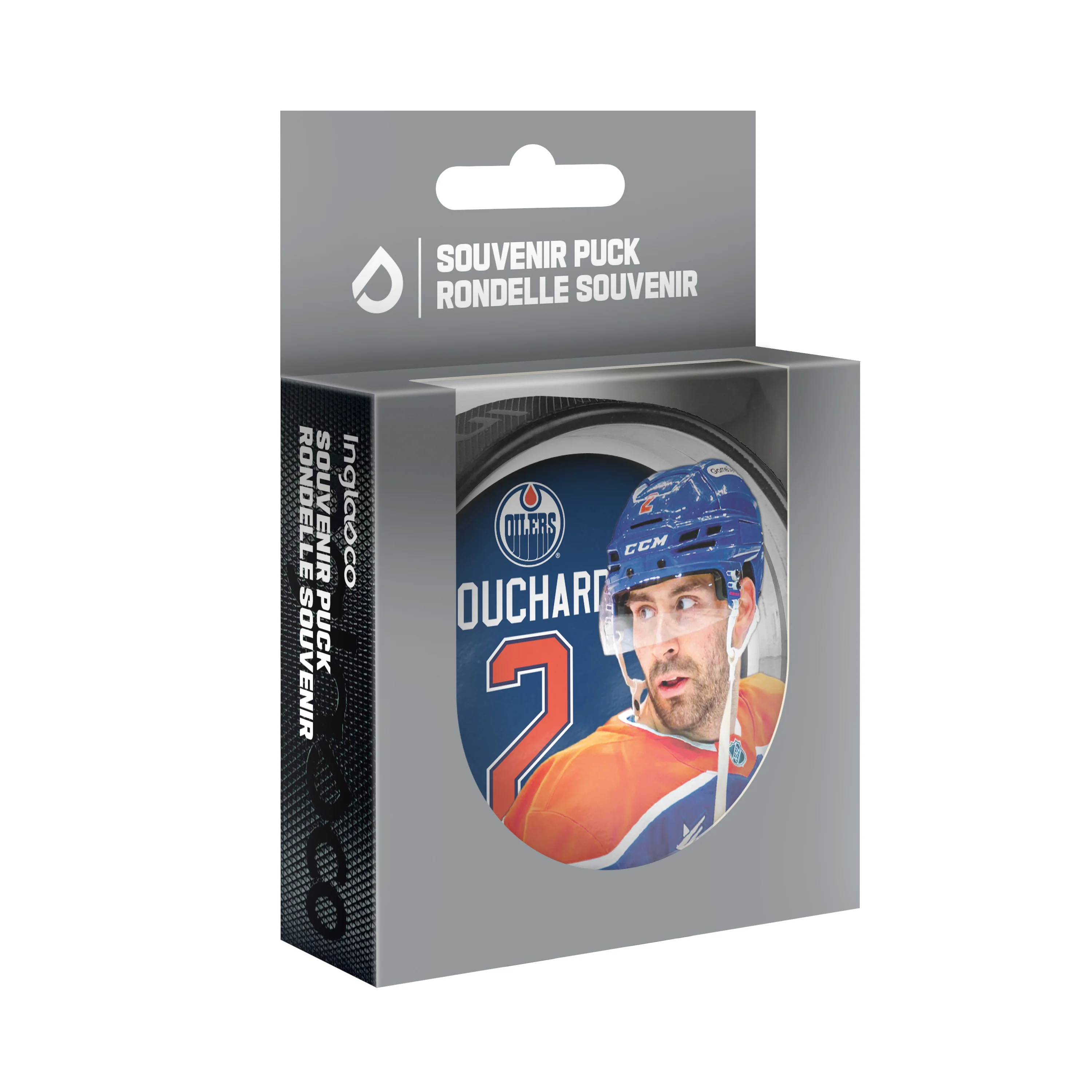 Evan Bouchard Edmonton Oilers Shadow Puck - Image 2