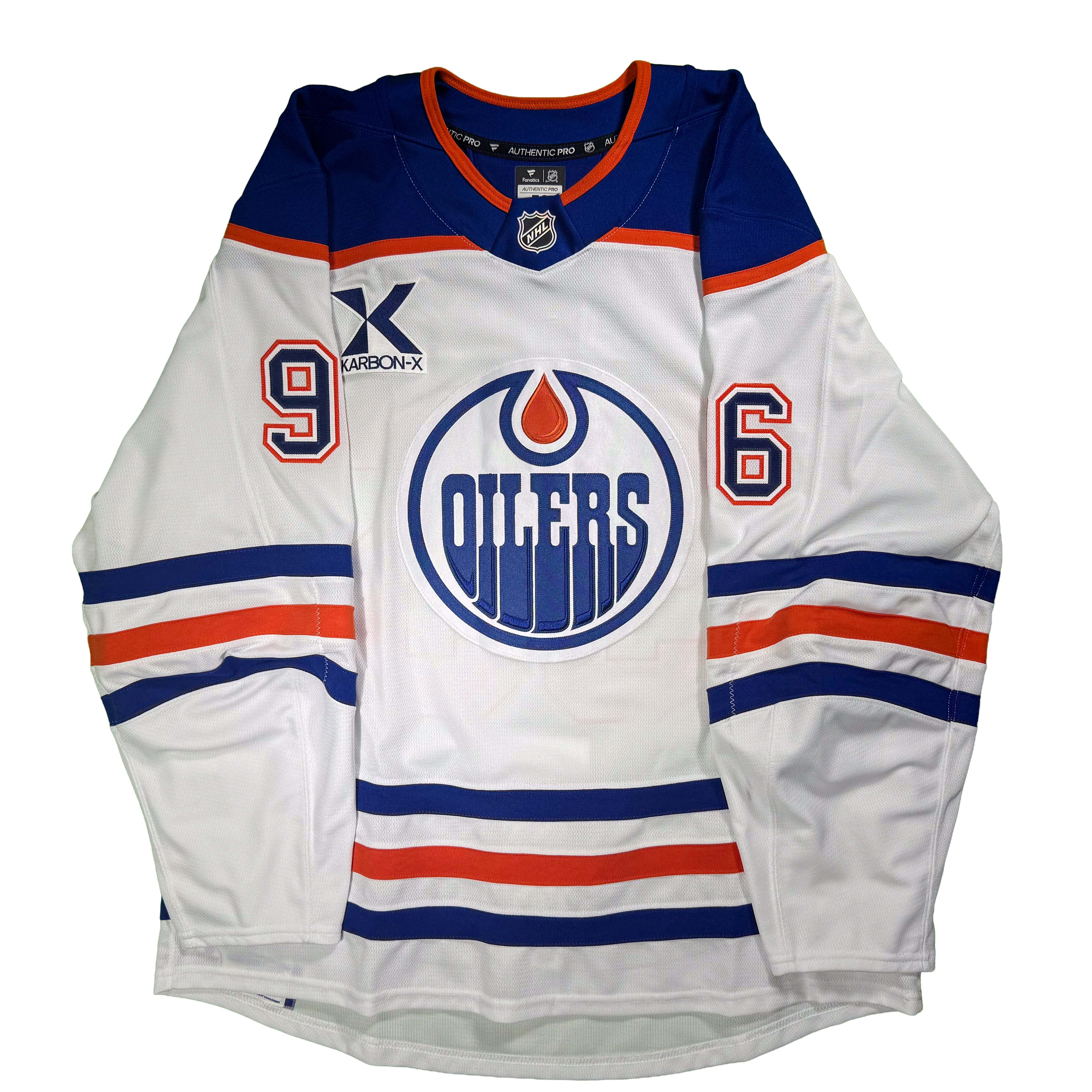 Jake Walman Edmonton Oilers Game Worn Jersey - 2025-26 White Set #2 - D00328 - Image 2