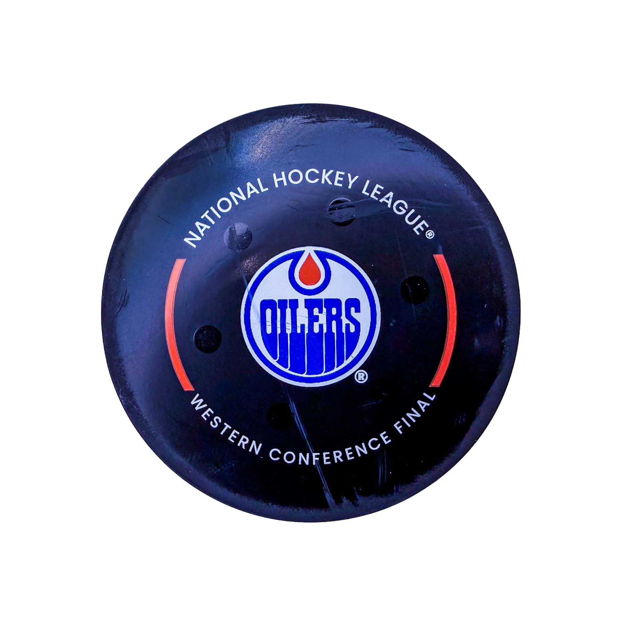Jason Robertson Dallas Stars Playoff Goal Puck - May. 25/2025 vs Edmonton Oilers #25125