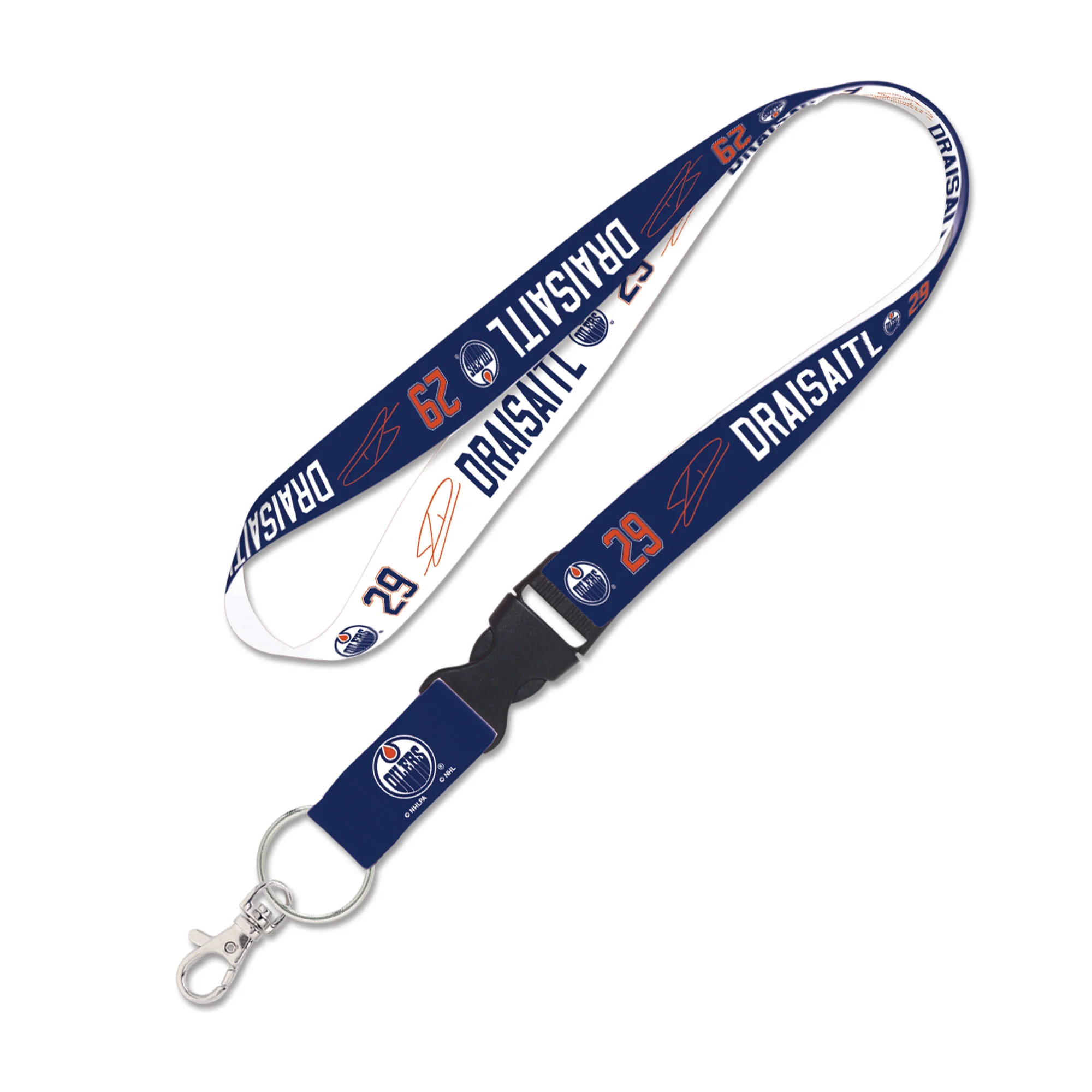 Leon Draisaitl Edmonton Oilers Detachable Buckle Lanyard
