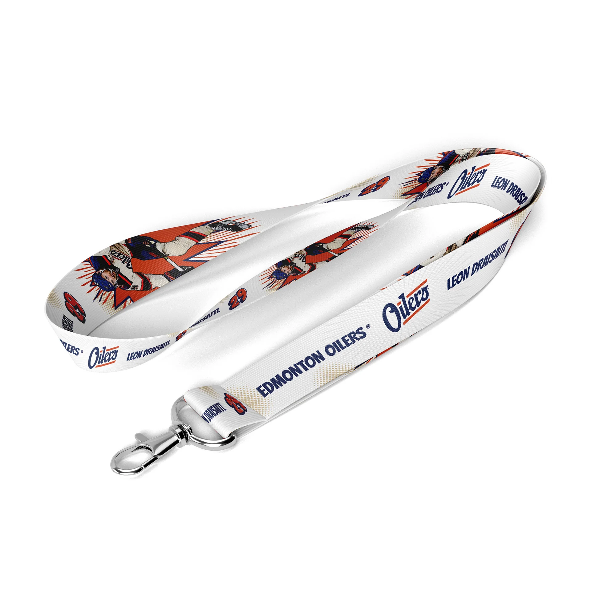 Leon Draisaitl Edmonton Oilers Kaboom Sublimated Lanyard