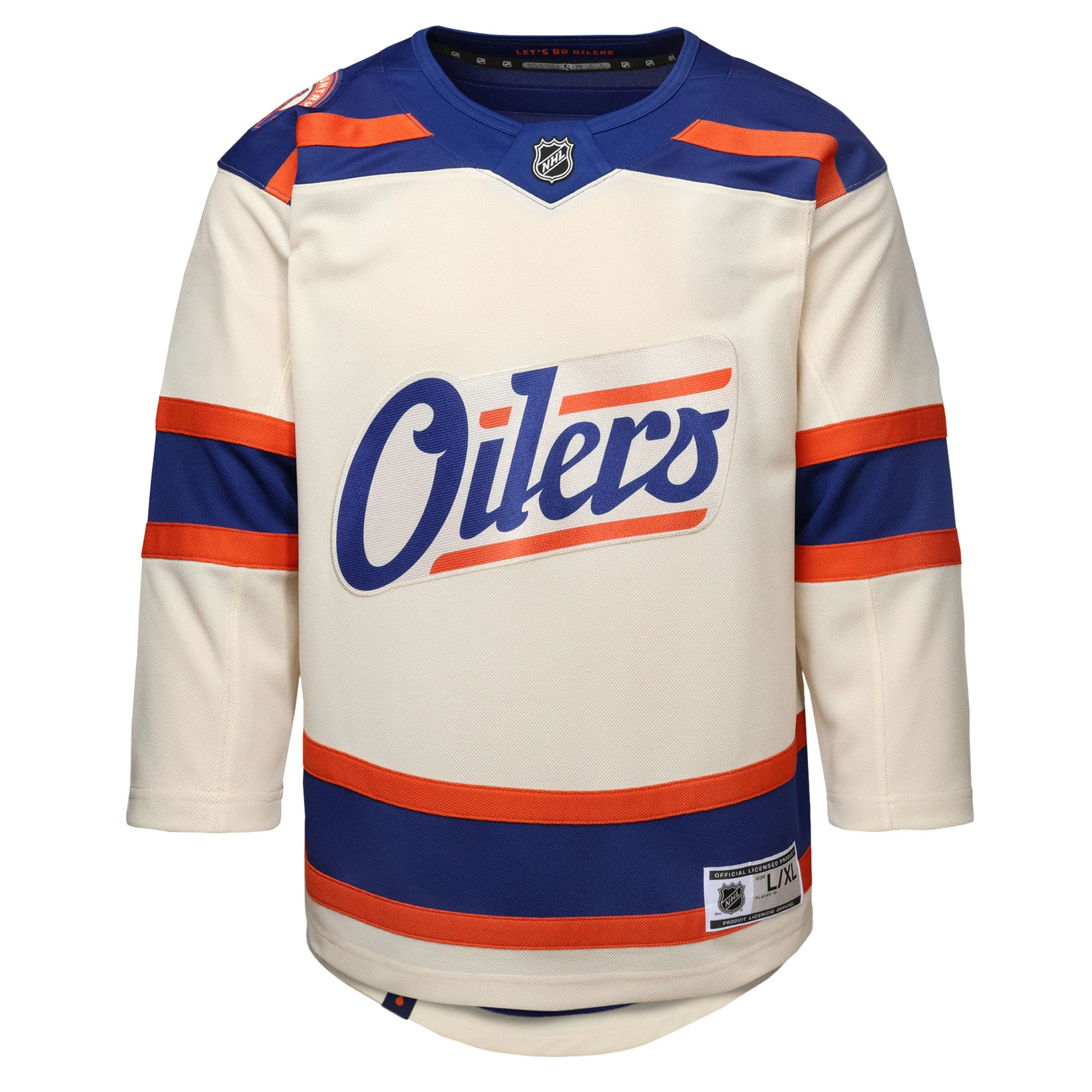 Leon Draisaitl Edmonton Oilers Kids Cream Alternate Jersey - Image 2
