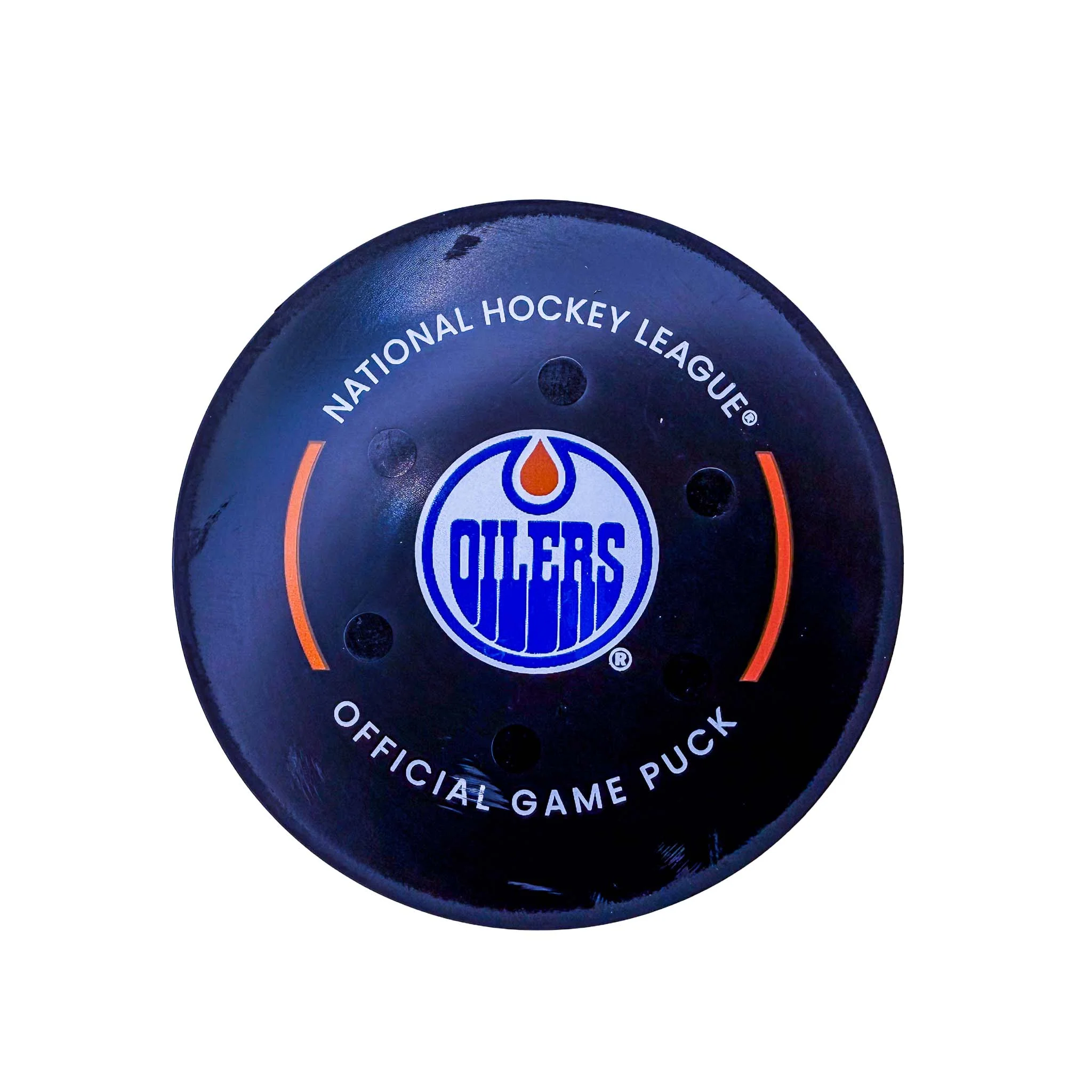 Marcus Johansson Minnesota Wild Goal Puck - Nov. 21/2024 vs Edmonton Oilers #24917