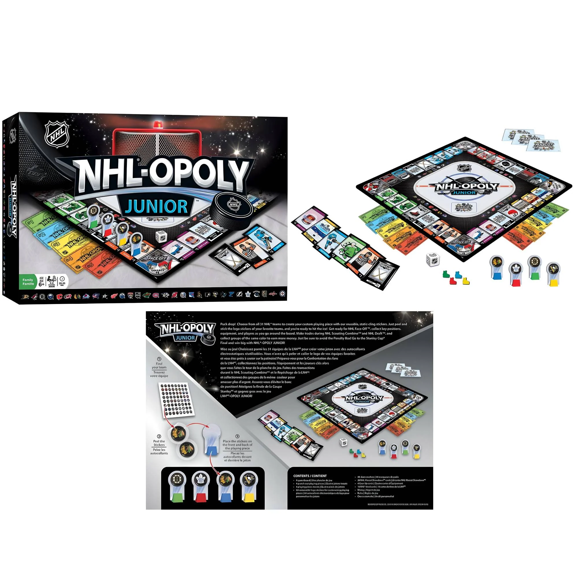 NHL-Opoly Junior Board Game