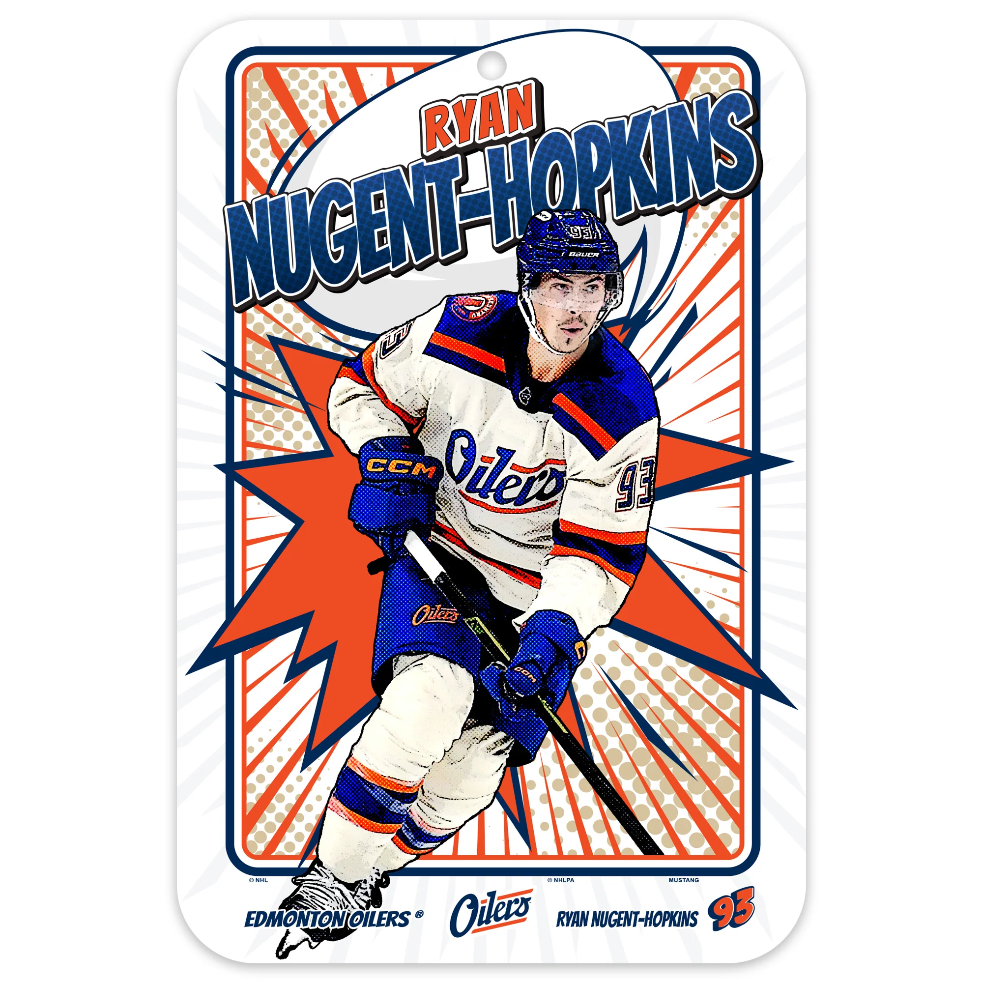 Ryan Nugent-Hopkins Edmonton Oilers 10" x 15" Kaboom Wall Sign