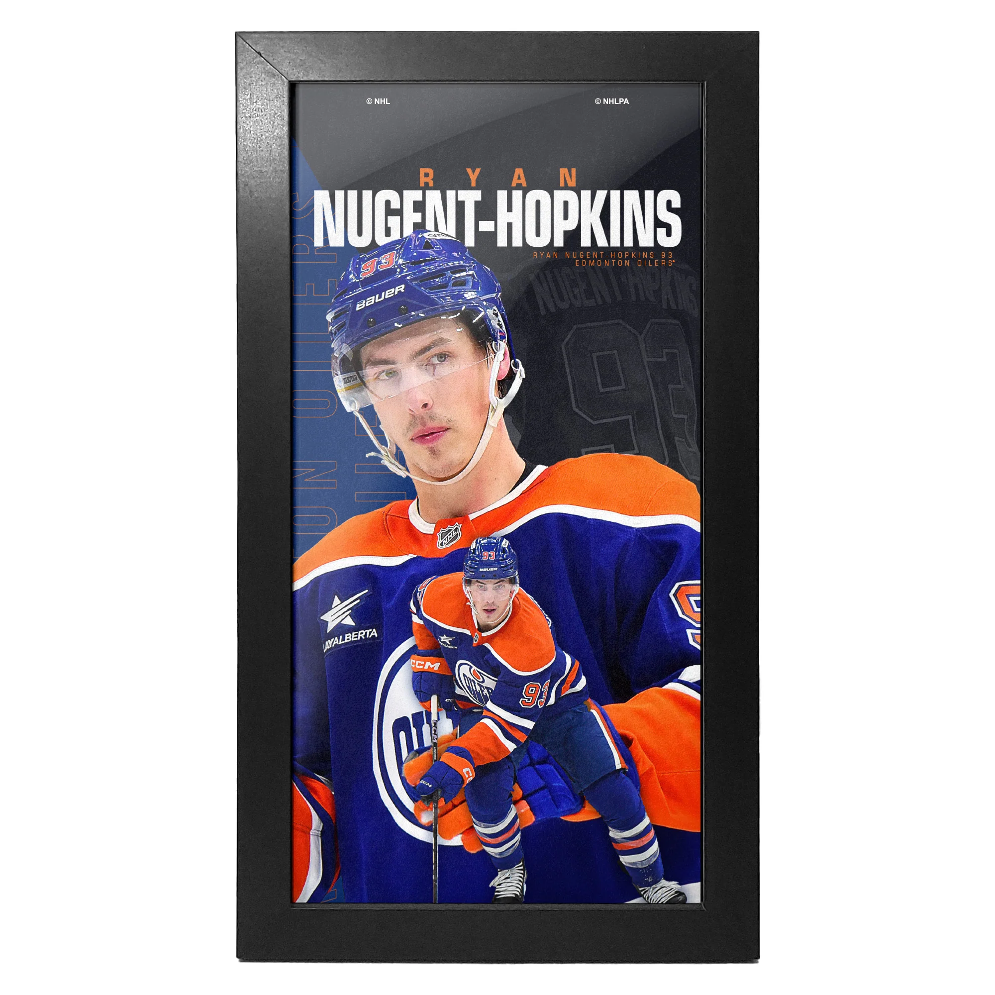 Ryan Nugent-Hopkins Edmonton Oilers Framed Centerfold 6"x 12" Print