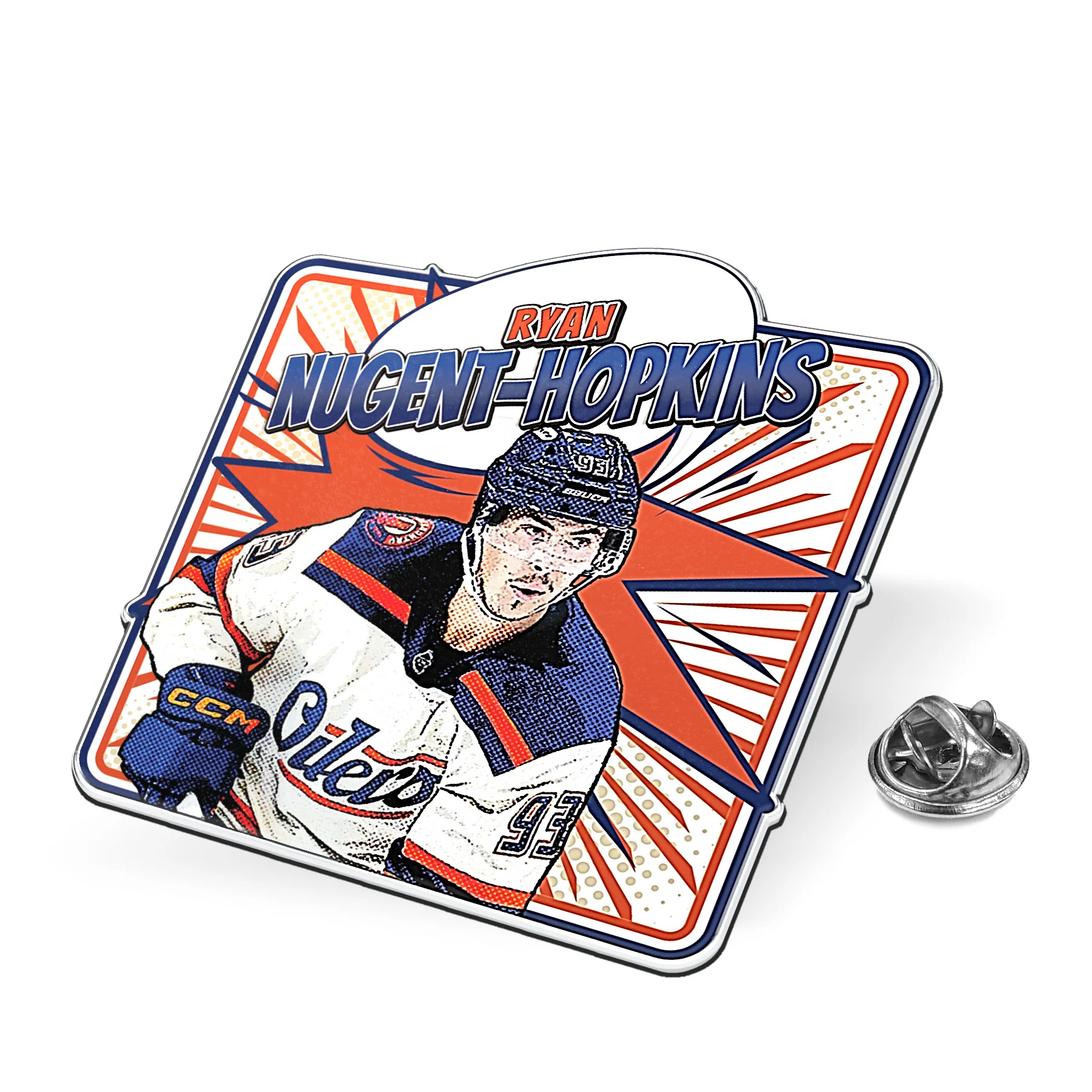 Ryan Nugent-Hopkins Edmonton Oilers Kaboom Lapel Pin