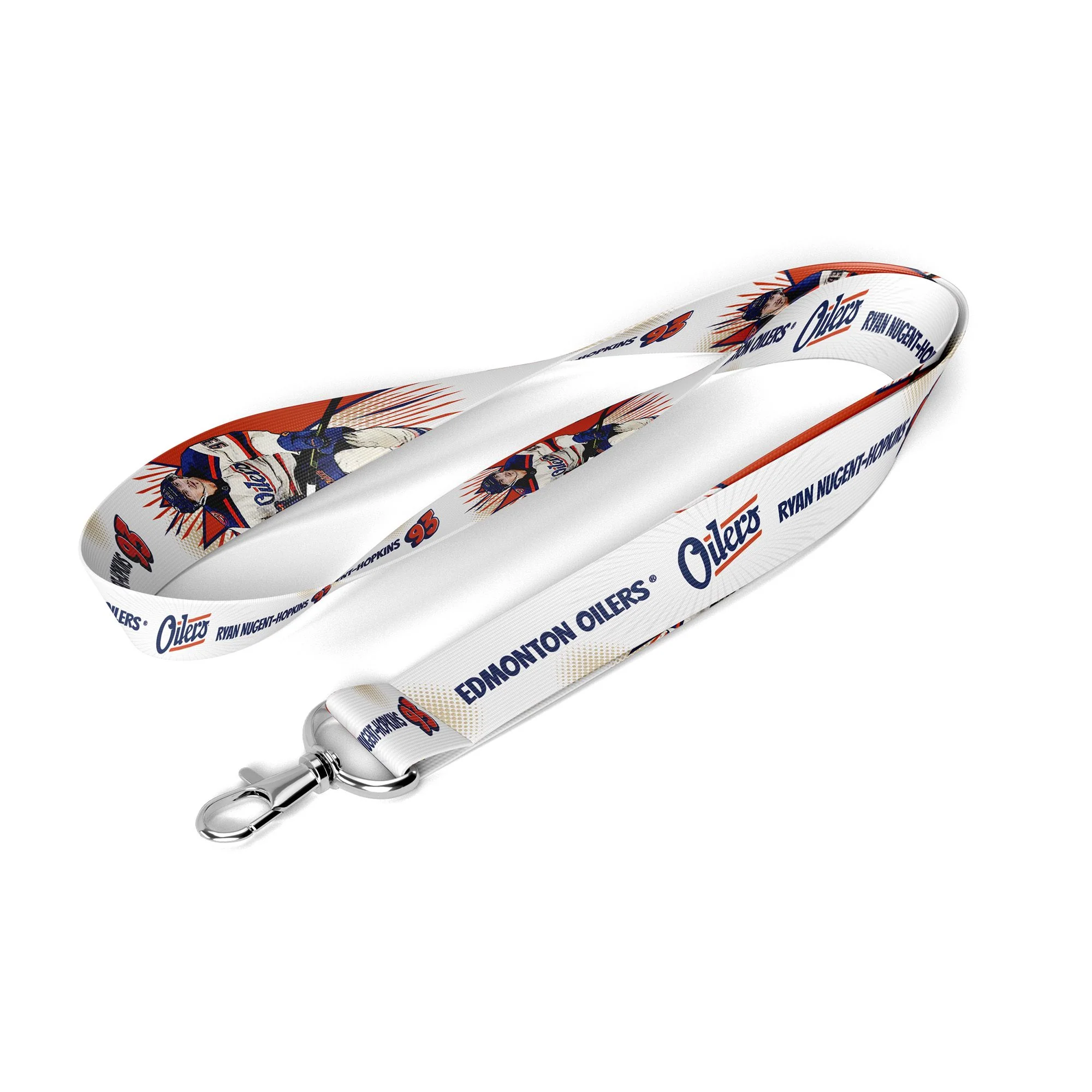 Ryan Nugent-Hopkins Edmonton Oilers Kaboom Sublimated Lanyard