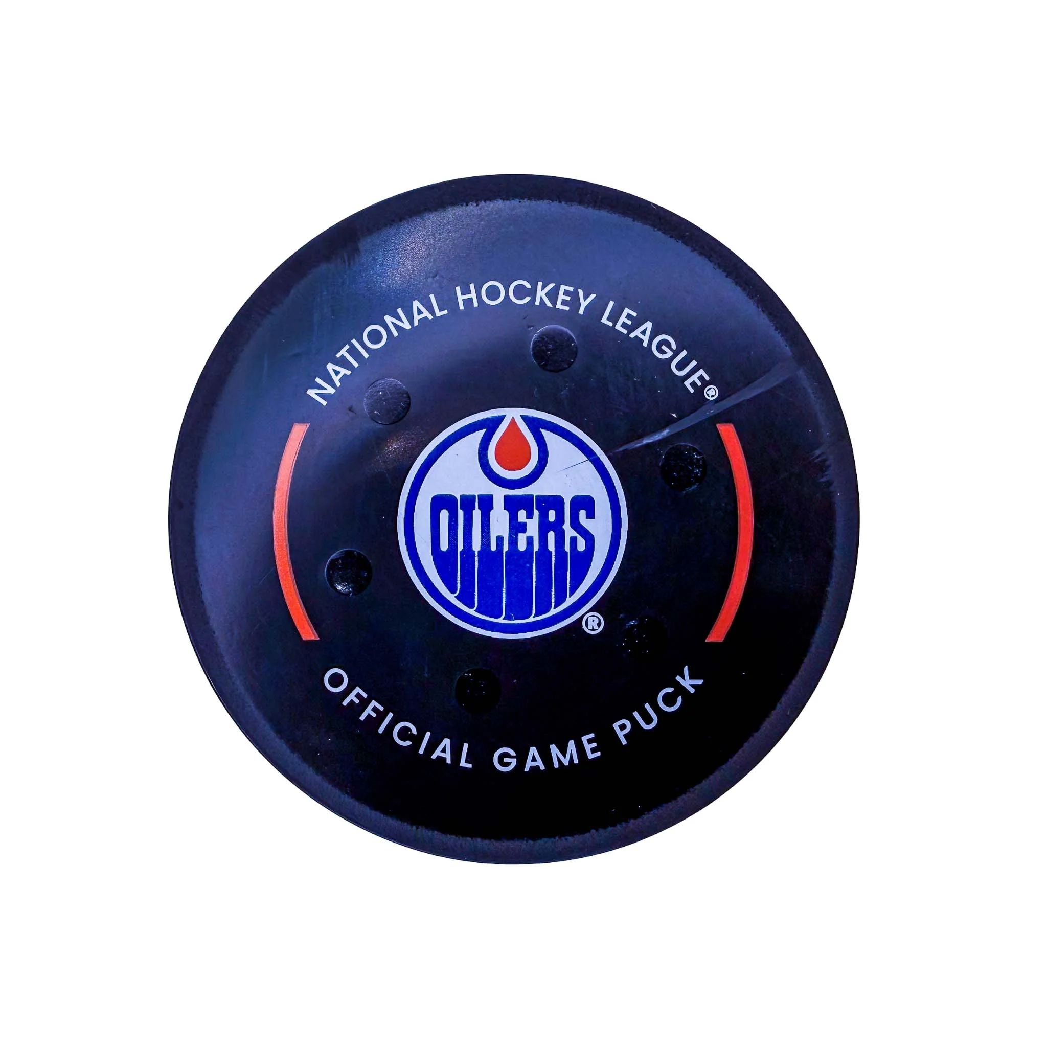 Trevor Moore Los Angeles Kings Playoff Goal Puck - Apr. 27/2025 vs Edmonton Oilers #25099