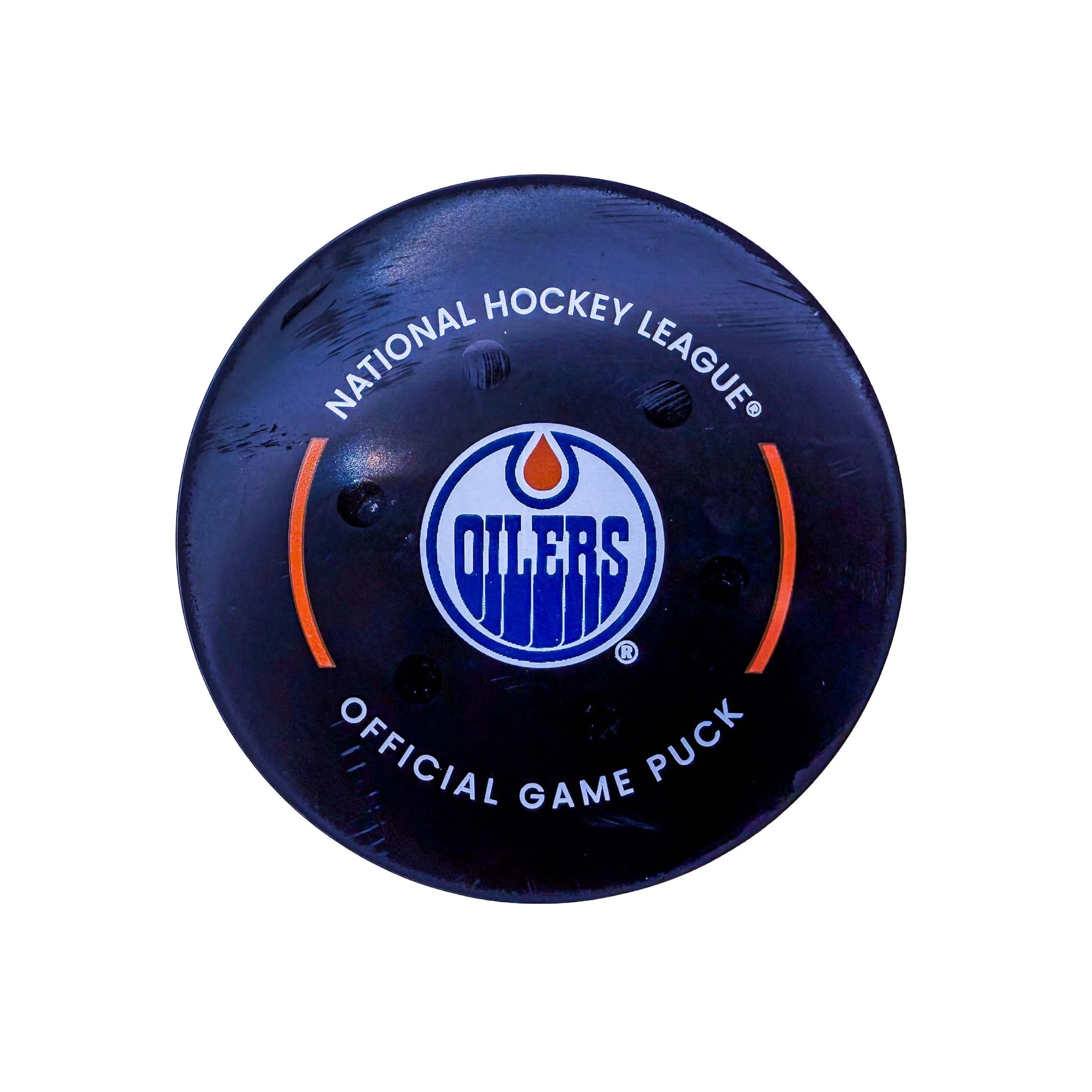 Vadislav Gavrikov Los Angeles Kings Goal Puck - Apr. 14/2025 vs Edmonton Oilers #25085