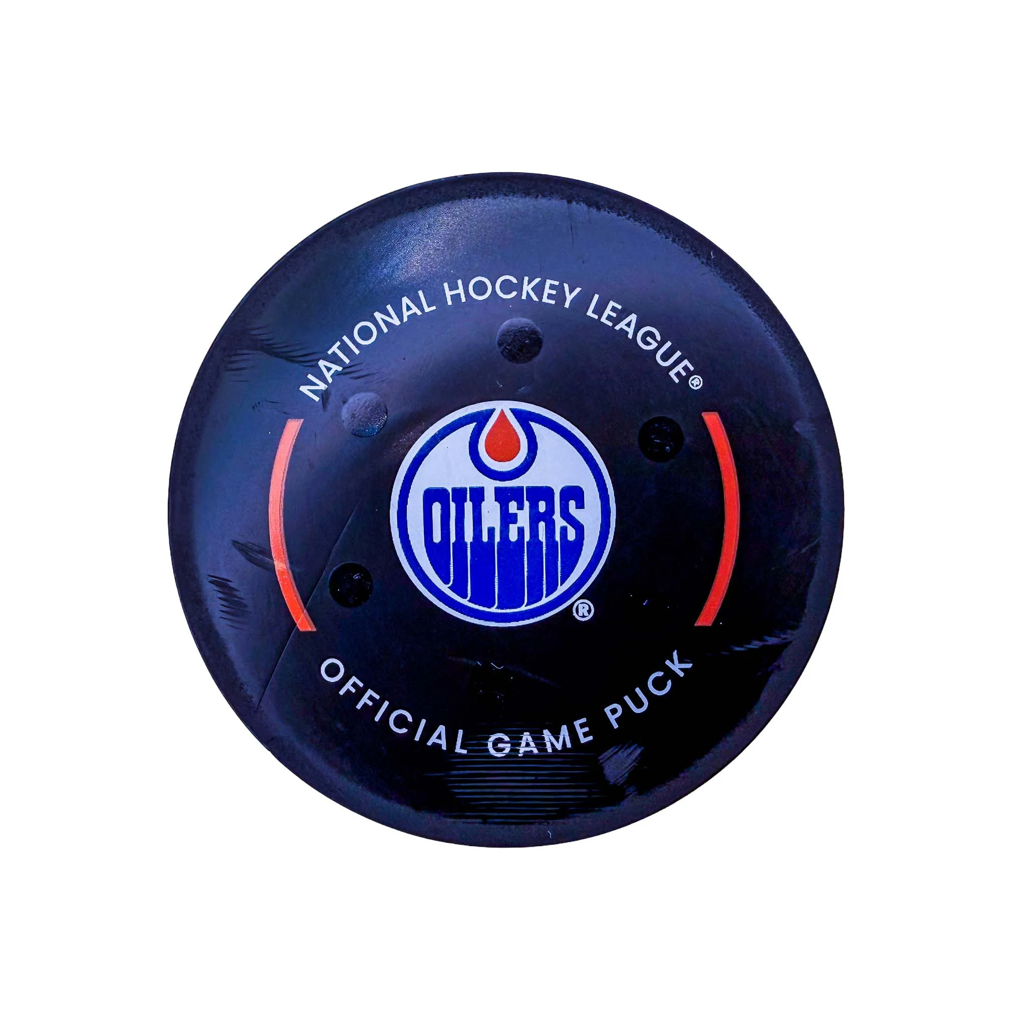 Warren Foegele Los Angeles Kings Playoff Goal Puck - Apr. 27/2025 vs Edmonton Oilers #25100