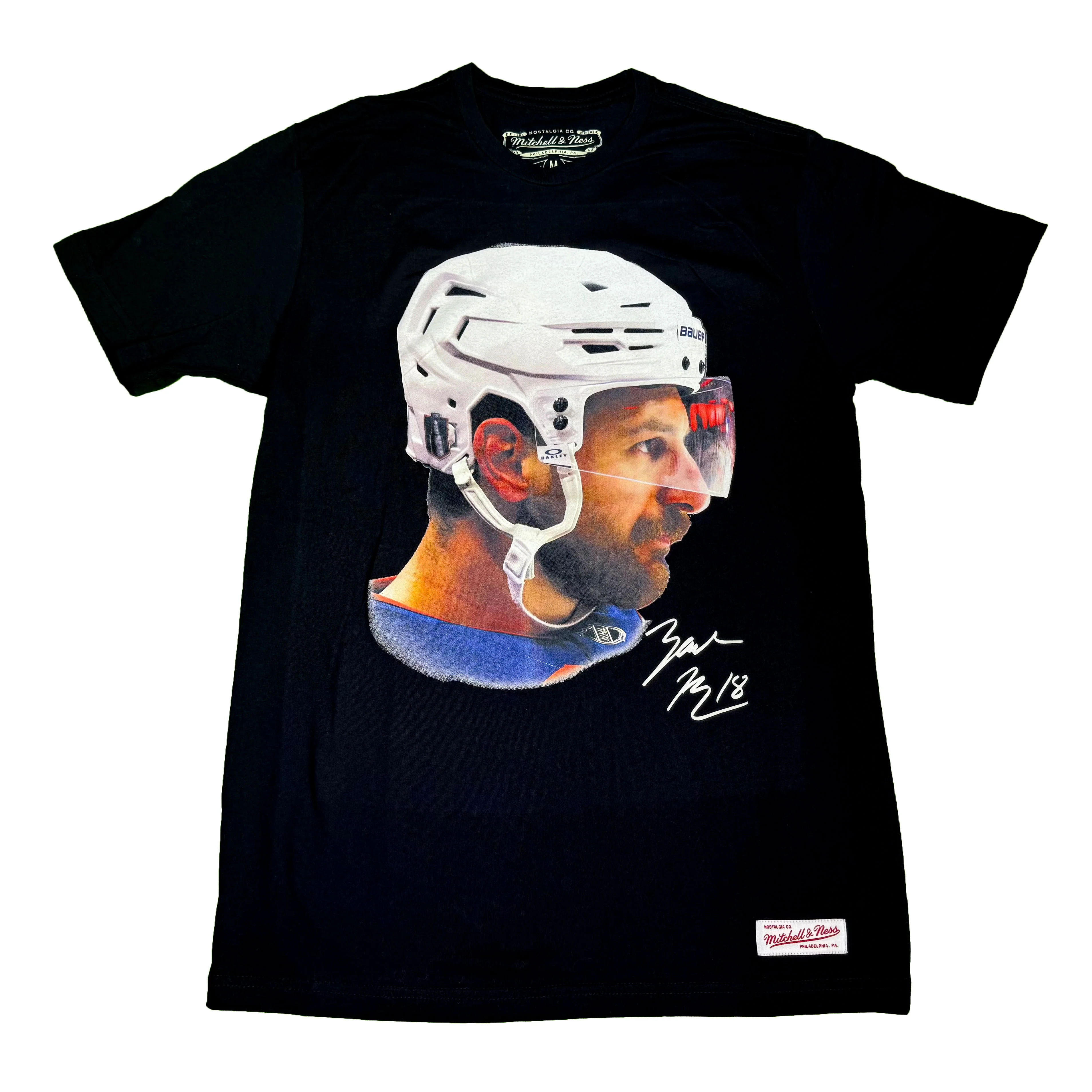 Zach Hyman Edmonton Oilers Mitchell & Ness Big Face T-Shirt